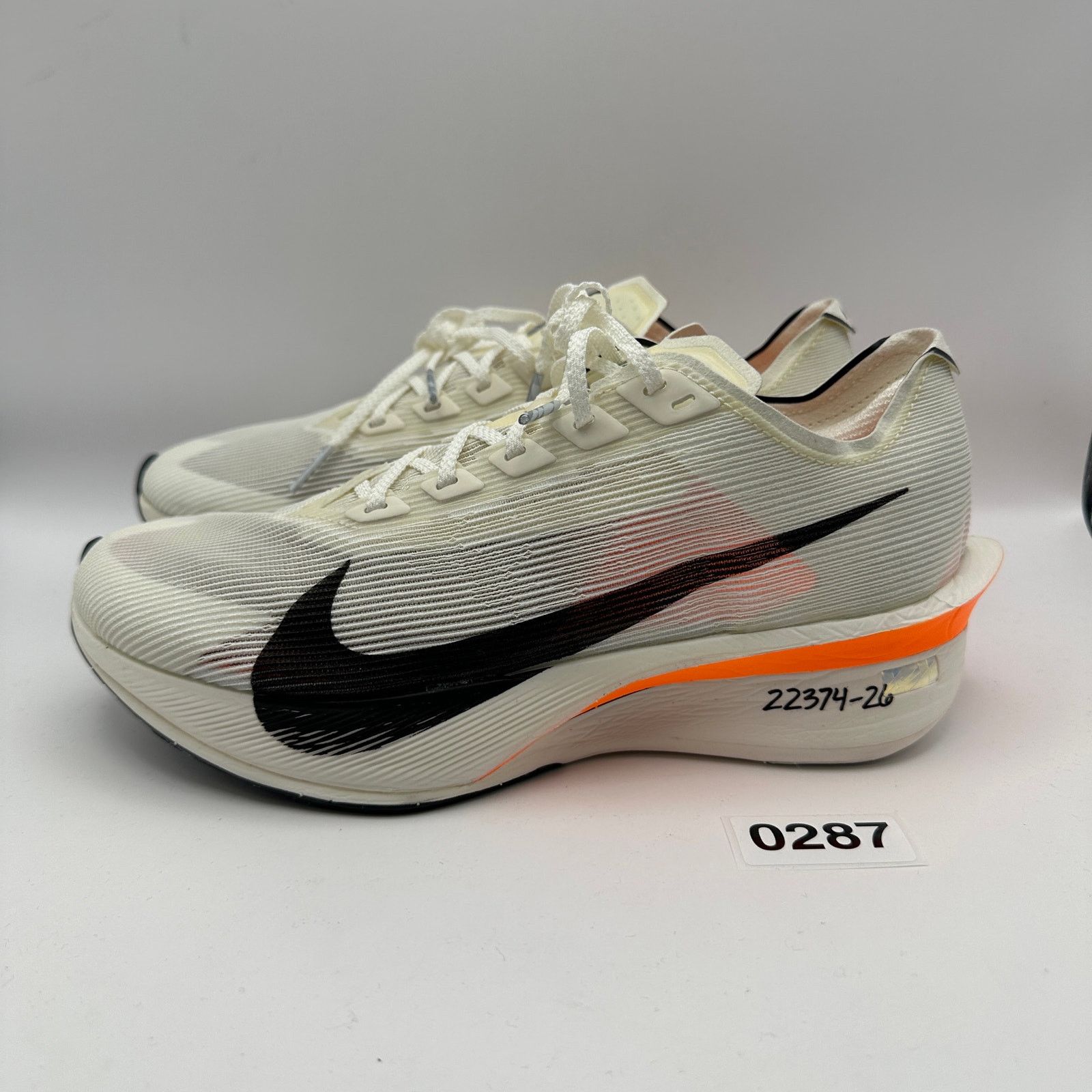 Nike NIKE Women's 8 ZoomX Vaporfly Next% 4 Sail Orange HF6411-100 Size US 8 / IT 38 - 6 Thumbnail