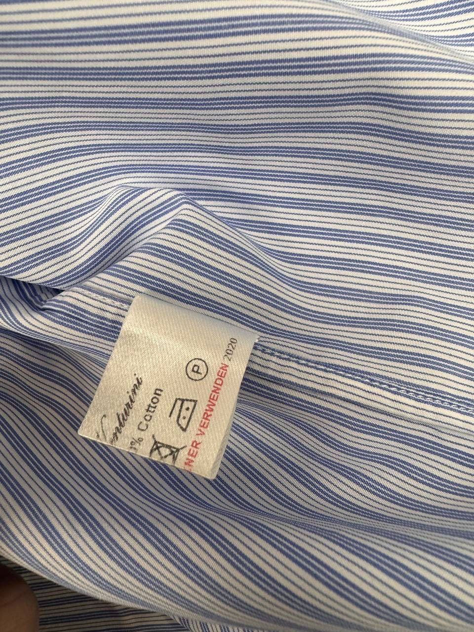 Other Gino Venturini Men Striped Shirt Blue White Size XL Size US XL / EU 56 / 4 - 6 Thumbnail