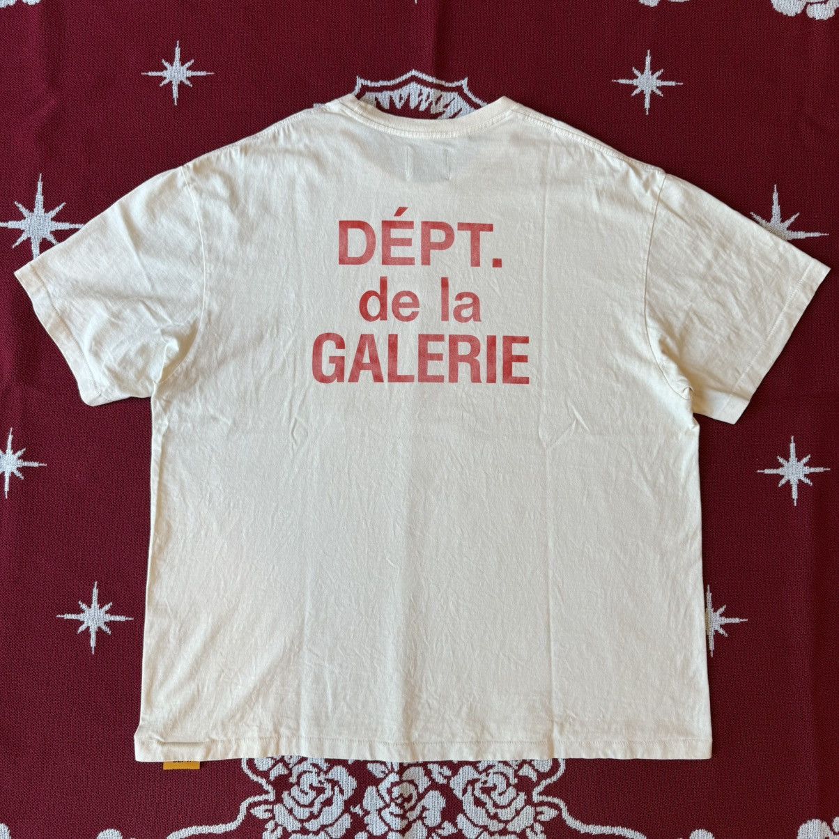 Gallery Dept. Gallery Dept. Vintage French Tee Cream White Size XL Size US XL / EU 56 / 4 - 6 Thumbnail