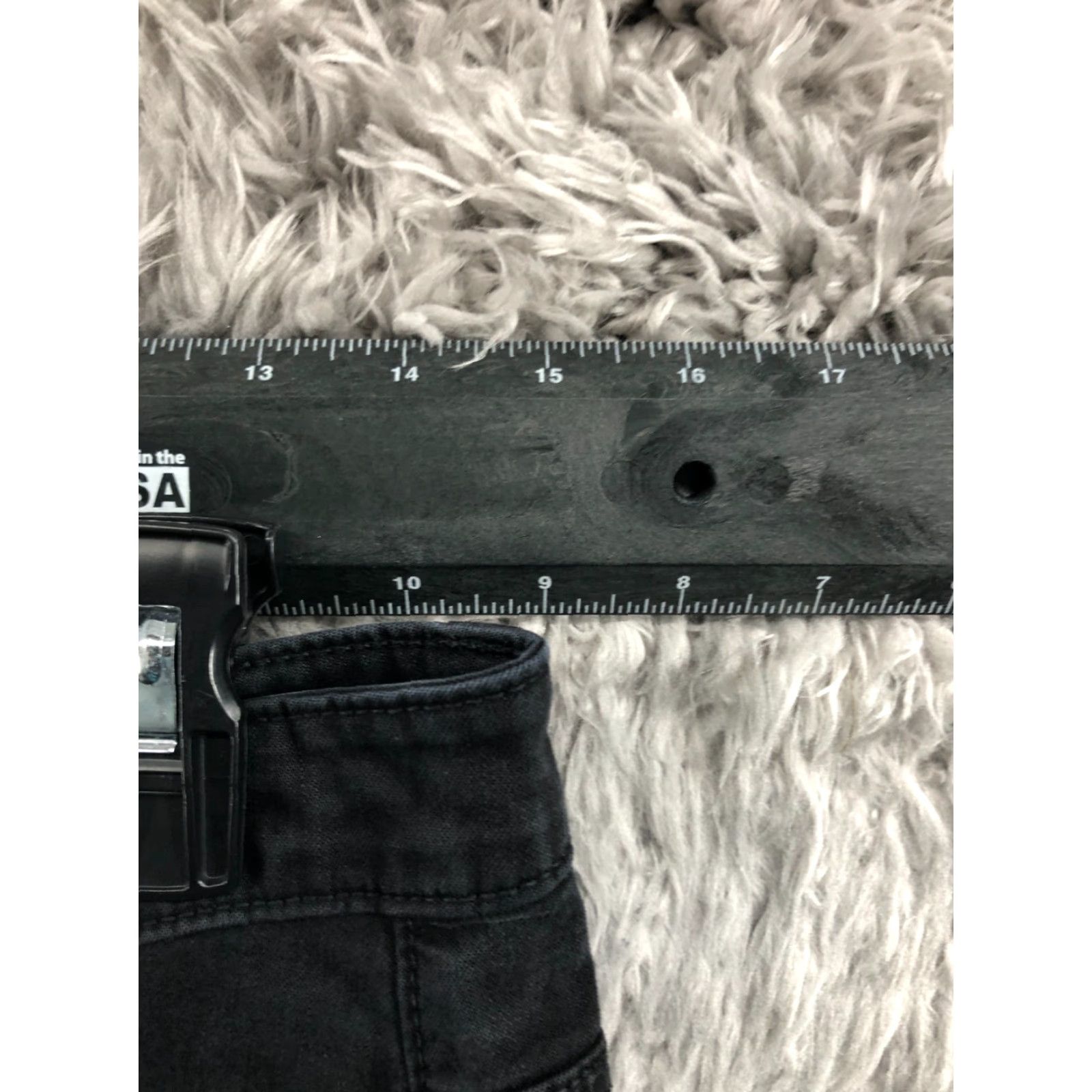 Lee Lee Jeans Straight Womens Size 4 Dark Wash Black Size 27" / US 4 / IT 40 - 2 Thumbnail