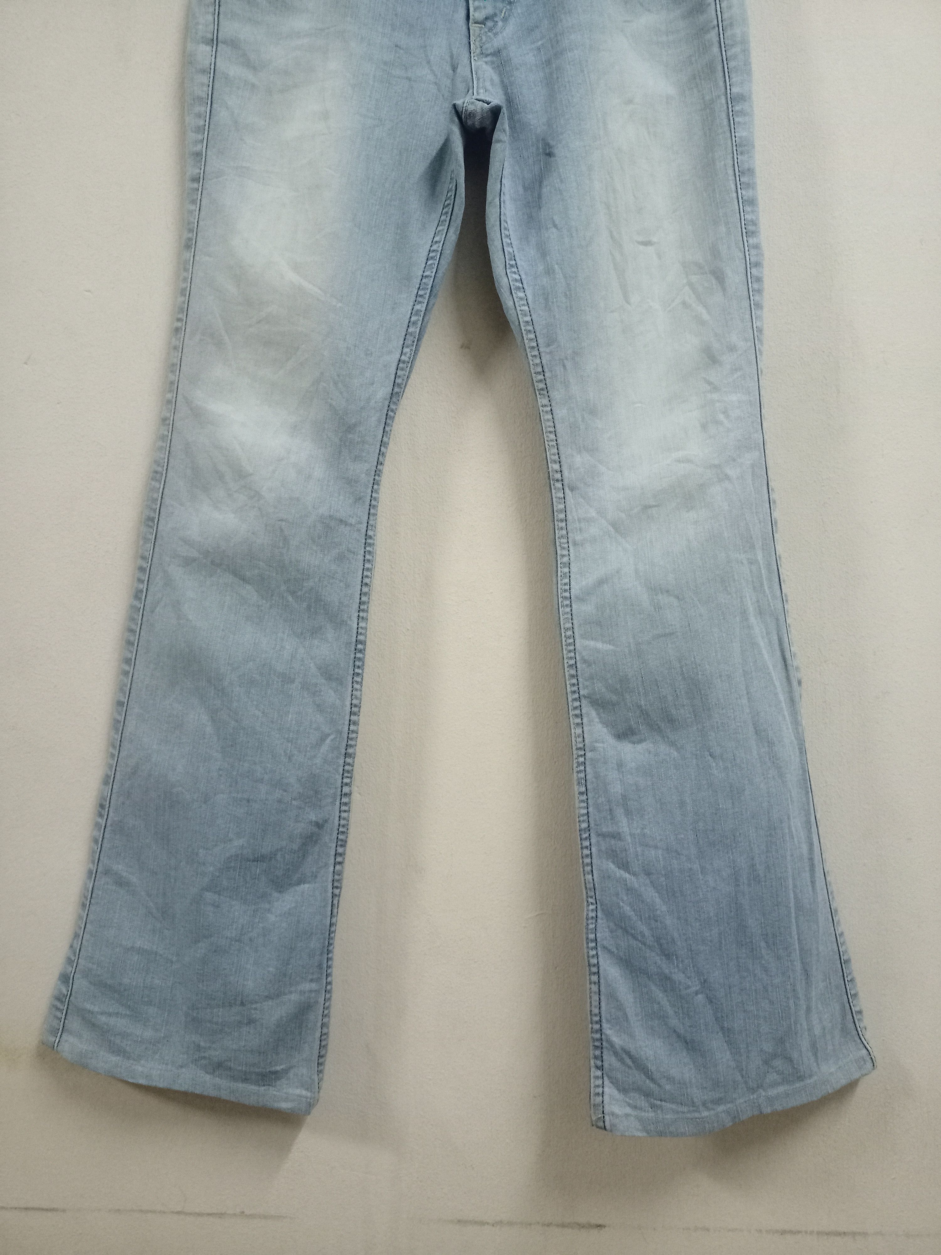 Edwin × Japanese Brand Vintage Japanese Edwin Light Blue Flare Jeans Size 28" / US 6 / IT 42 - 5 Thumbnail