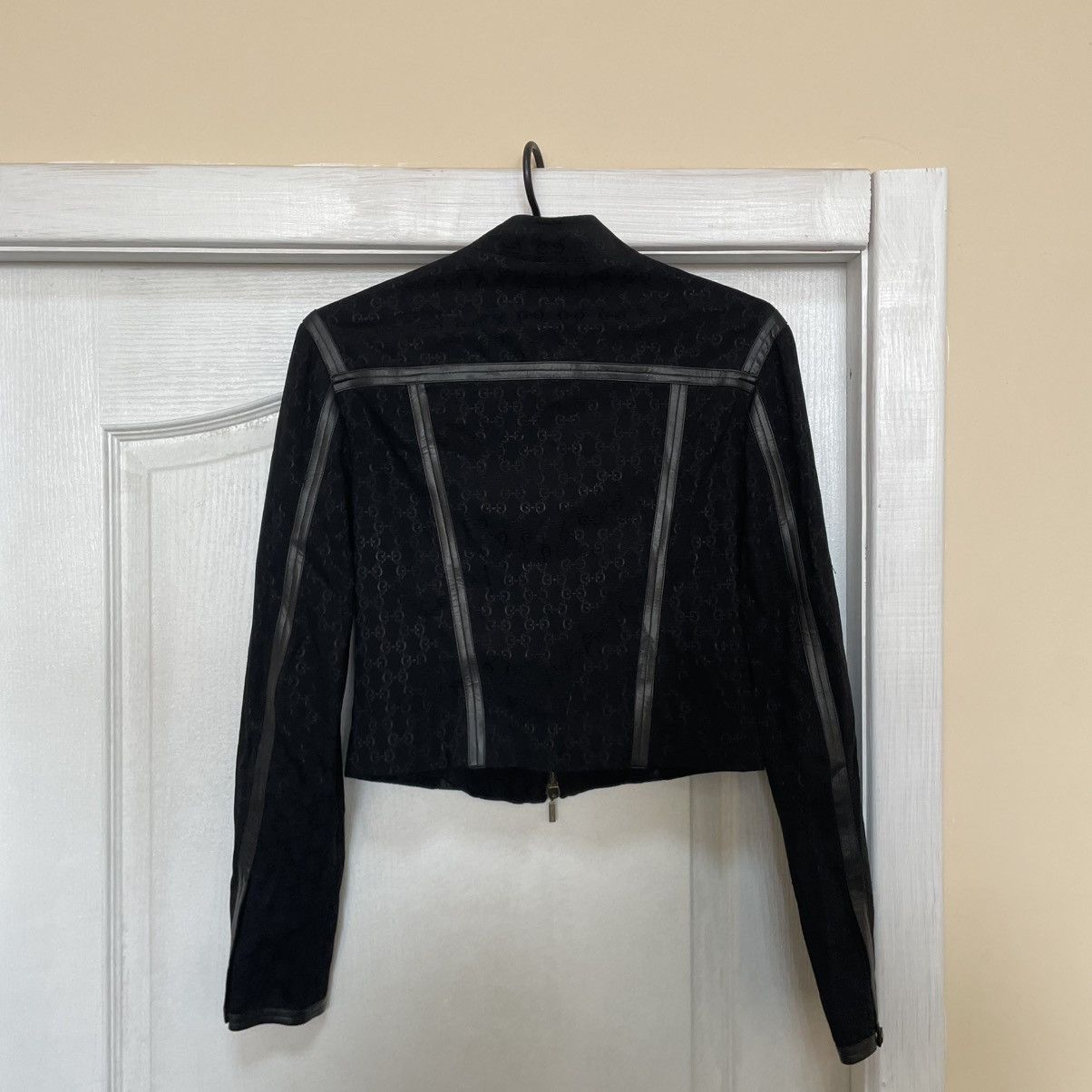 If Six Was Nine 90s cropped jacket bomber monogram cyber punk alt old goth Size M / US 6-8 / IT 42-44 - 7 Thumbnail