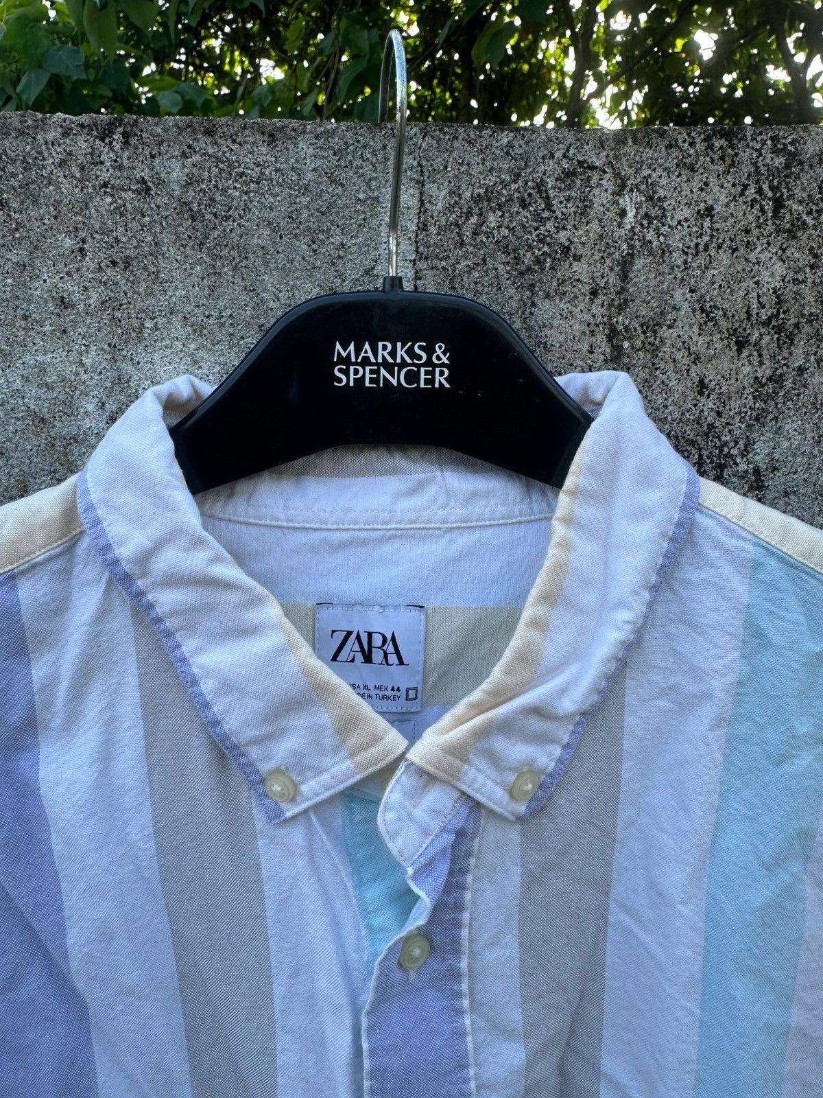 Zara ZARA stripes shirts Size US XL / EU 56 / 4 - 2 Thumbnail