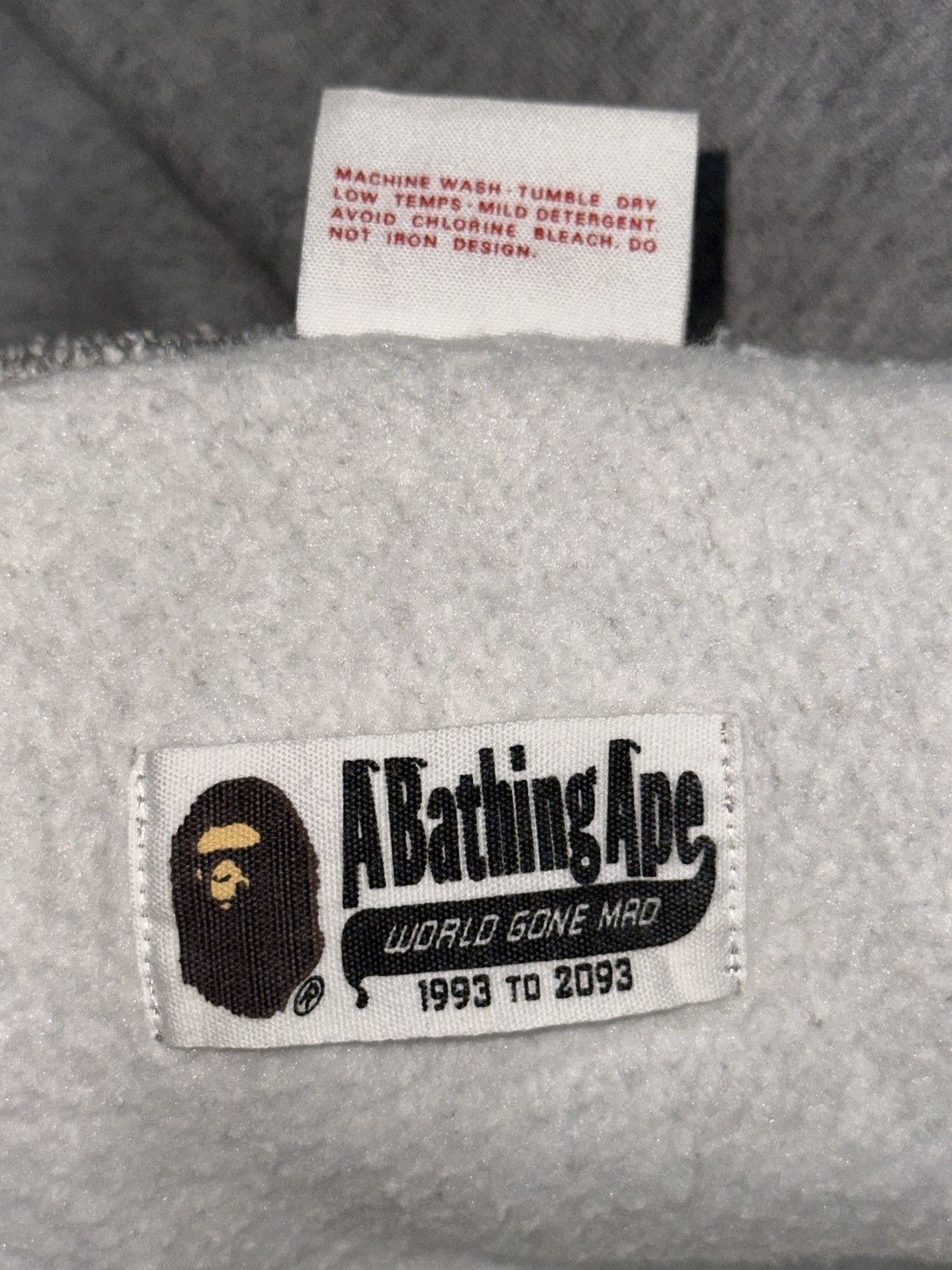 Bape × Champion BAPE × Swarovski × CHAMPION Zip hoodie Gray XL Size US XL / EU 56 / 4 - 5 Thumbnail