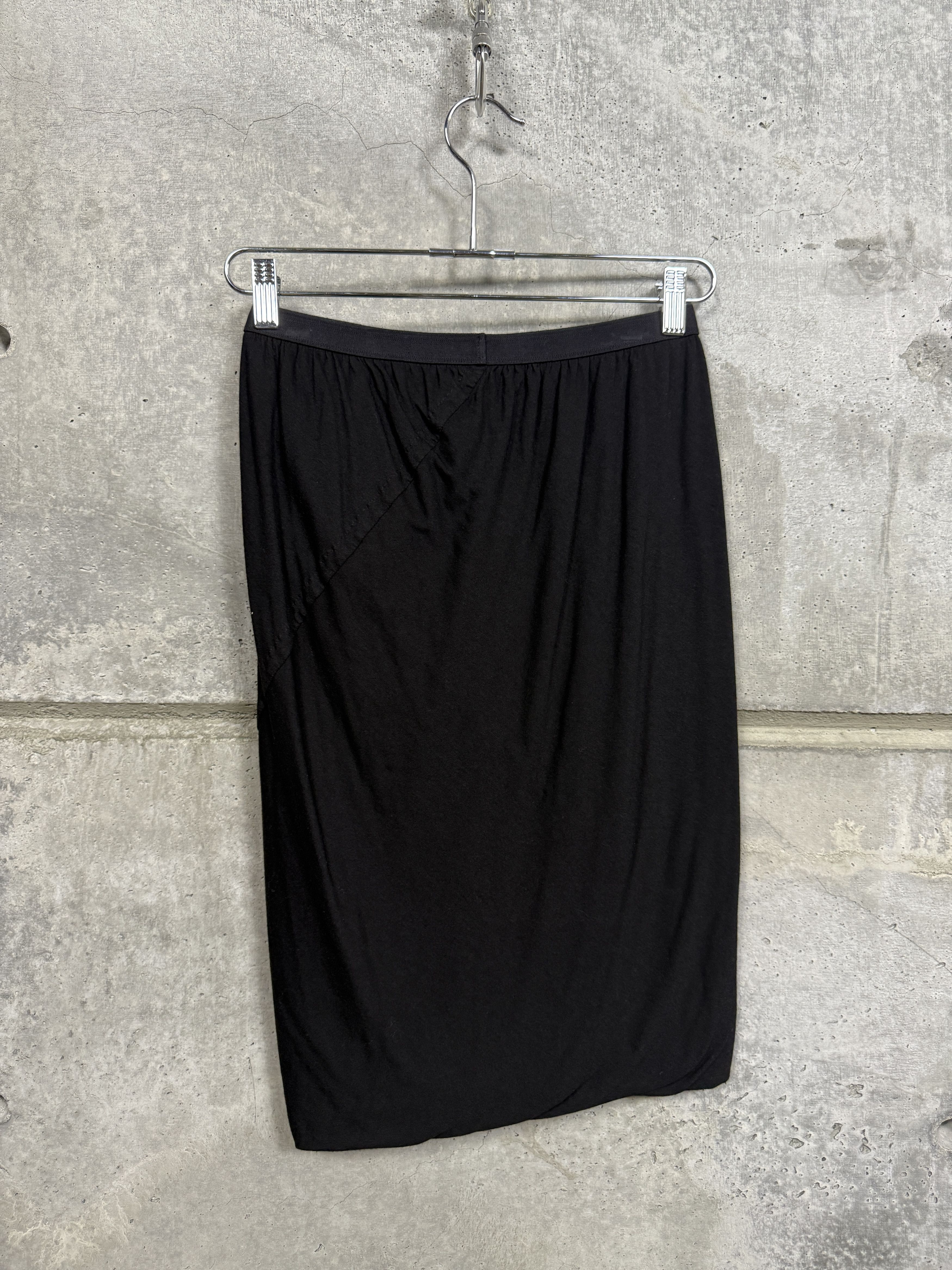 Rick Owens Lilies $575 Rick Owens Lilies Ruched Pencil Skirt Size 27" / US 4 / IT 40 - 7 Thumbnail