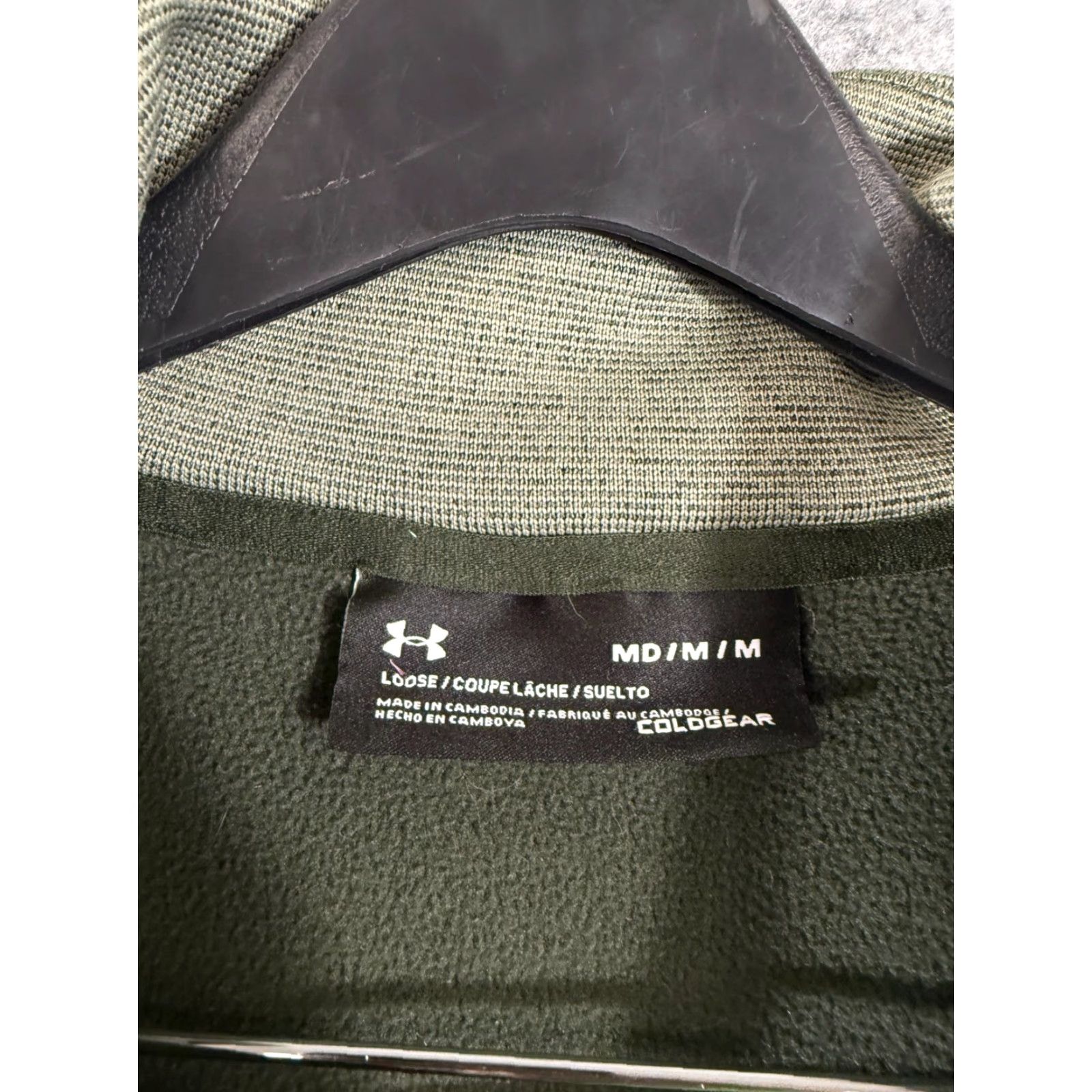 Under Armour Under Armour Jacket Womens M Green Coldgear Sprint Hybrid Full Zip Hooded Jacket Size M / US 6-8 / IT 42-44 - 6 Thumbnail