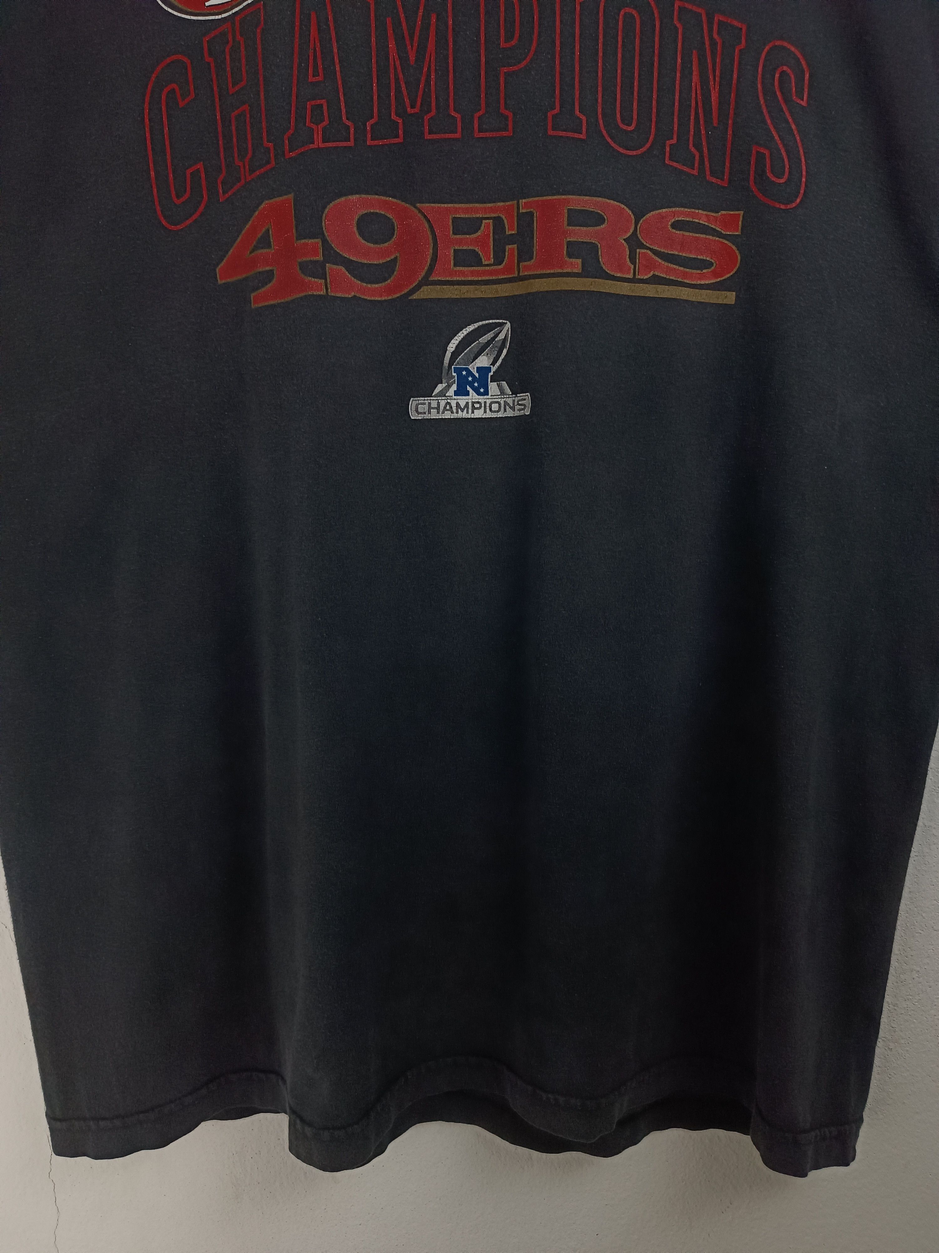 NFL VINTAGE 2012 SAN FRANCISCO 49ERS NFC CHAMPION FADED TEE Size US XL / EU 56 / 4 - 8 Thumbnail
