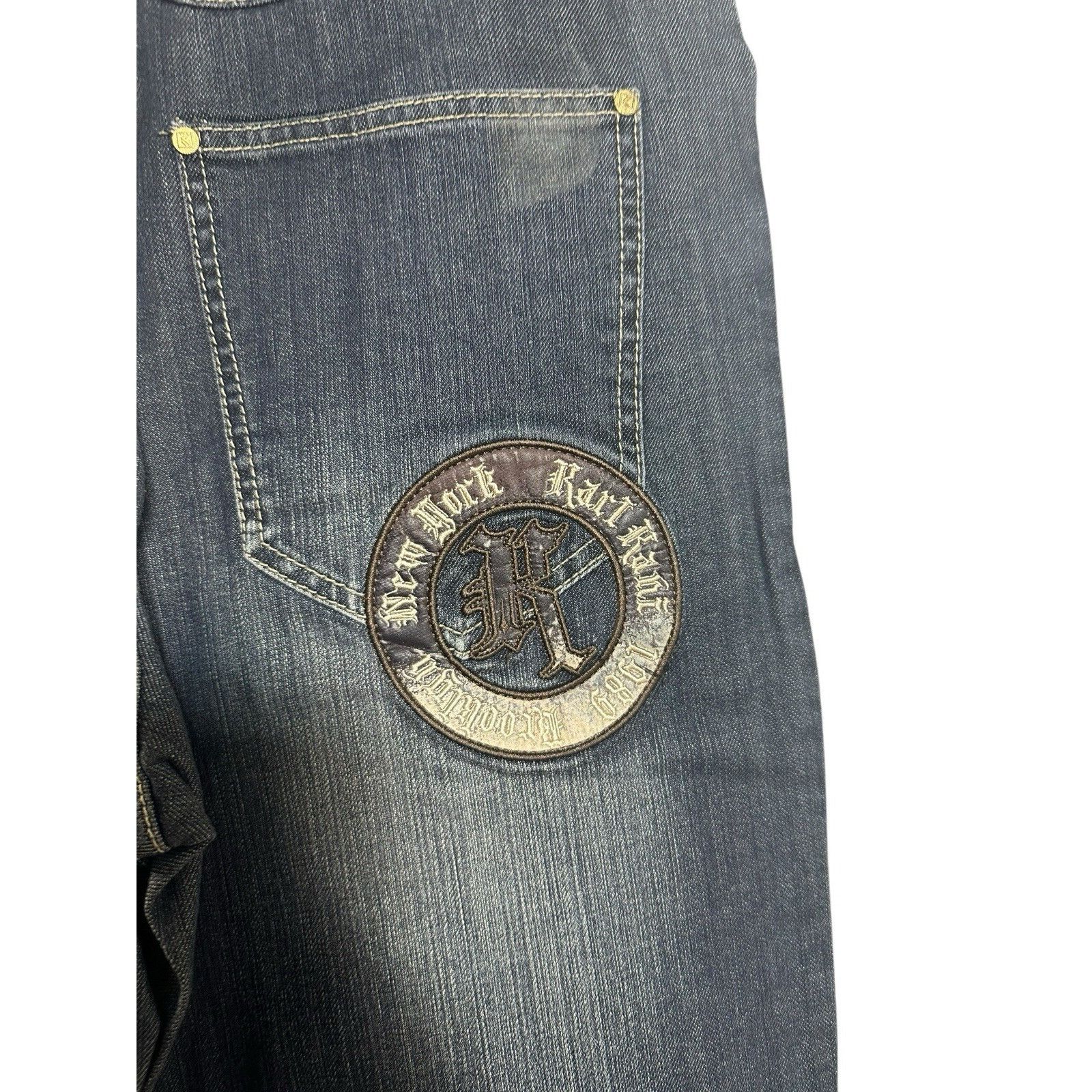 Karl Kani Vintage Karl Kani Jeans 32x32 Denim Hip Hop Baggy Y2K 90’s 2 Size US 32 / EU 48 - 5 Thumbnail