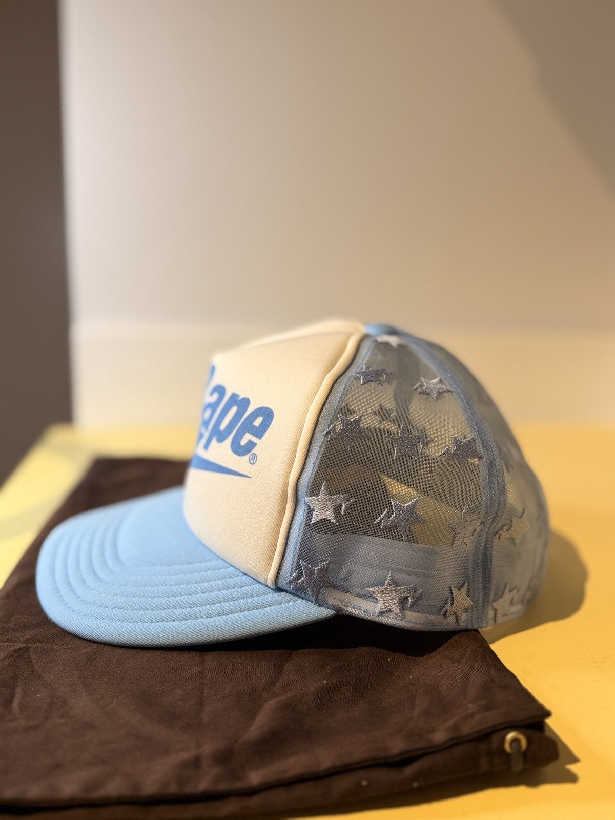 Bape New Bape Sta Mesh Cap Light Blue Mens 1i20-180-003 Size ONE SIZE - 3 Thumbnail