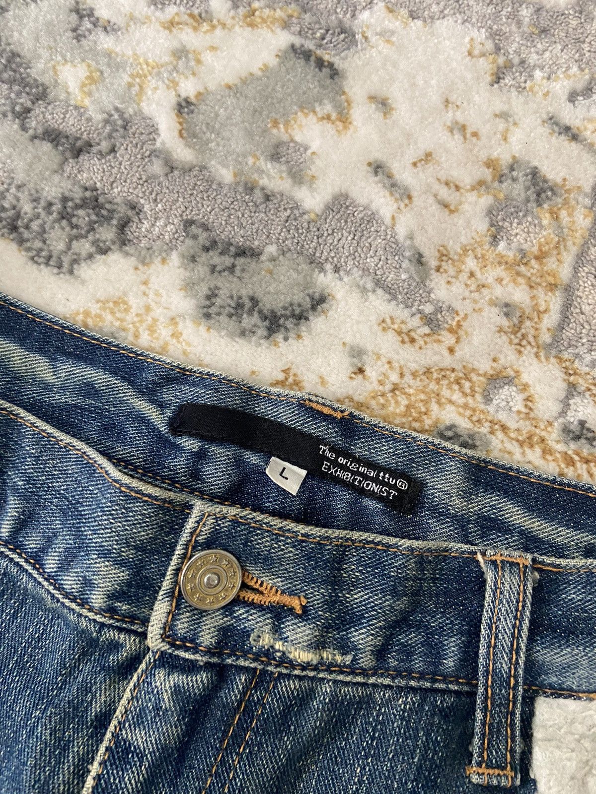 If Six Was Nine × Japanese Brand ❤️‍🔥SEND OFFER ❤️‍🔥 BLUE DENIM REWORKED DISTRESSED Size US 30 / EU 46 - 6 Thumbnail