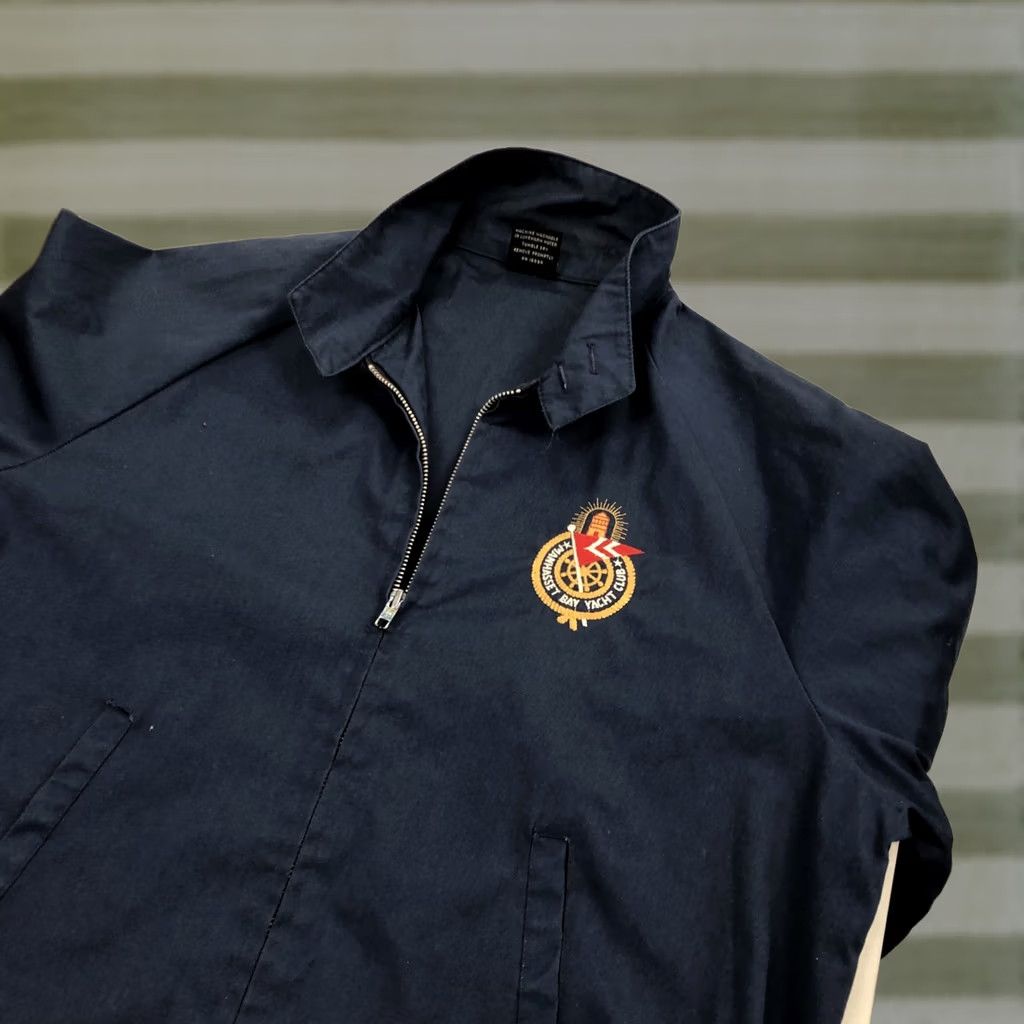 Vintage VINTAGE MANHASSET BAY YACHT CLUB JACKET Sports Master Jacket Men L Blue Embroidered Windbreaker Full Zip Size US L / EU 52-54 / 3 - 1 Thumbnail