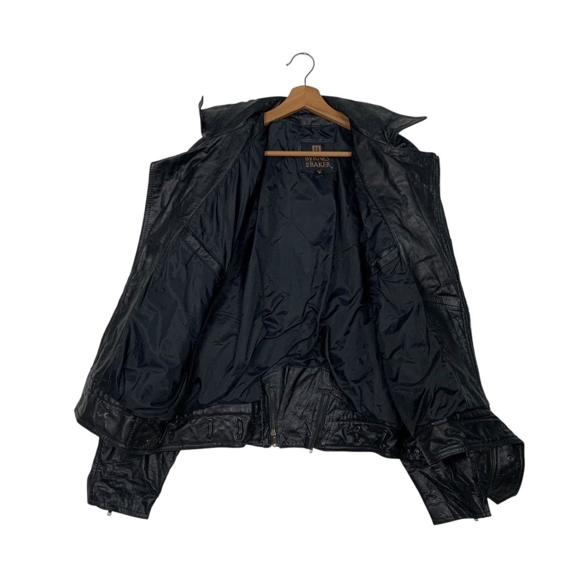 Leather Vintage 90's BYRNES & BAKER Leather Jacket #2510-C113 Size US M / EU 48-50 / 2 - 12 Thumbnail