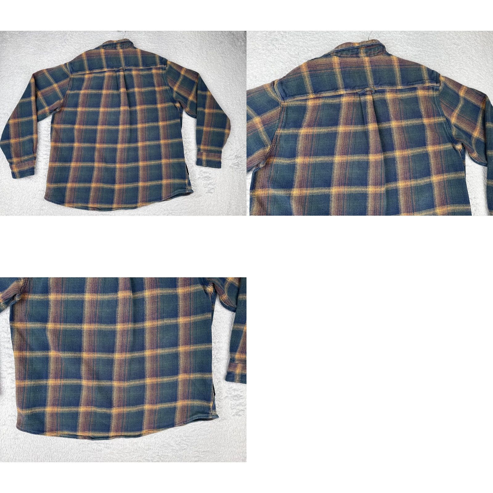 Orvis VINTAGE Orvis Shirt Men Extra Large Blue Green Beige Flannel Button-Up Cotton Plaid Workwear Casual Shirts MMens Size US XL / EU 56 / 4 - 9 Thumbnail