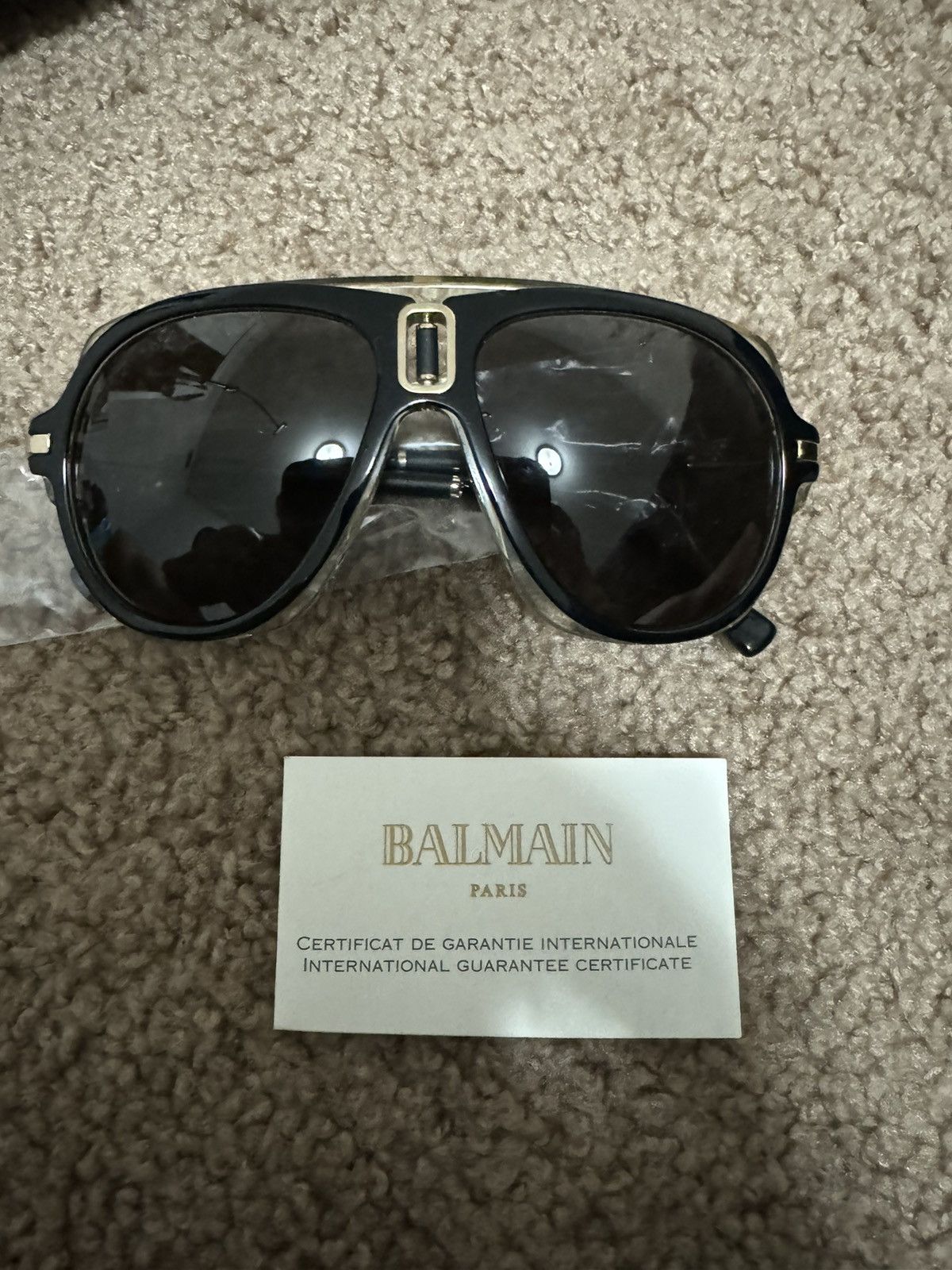 Balmain BALMAIN MORGAN ACETATE SUNGLASSES Size ONE SIZE - 7 Thumbnail