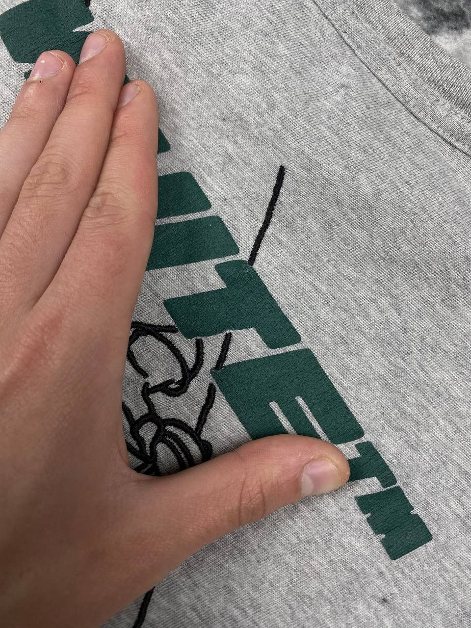 Off-White Off-White Trellis Worker Long Sleeve Big Logo Men Size L Size US L / EU 52-54 / 3 - 7 Thumbnail