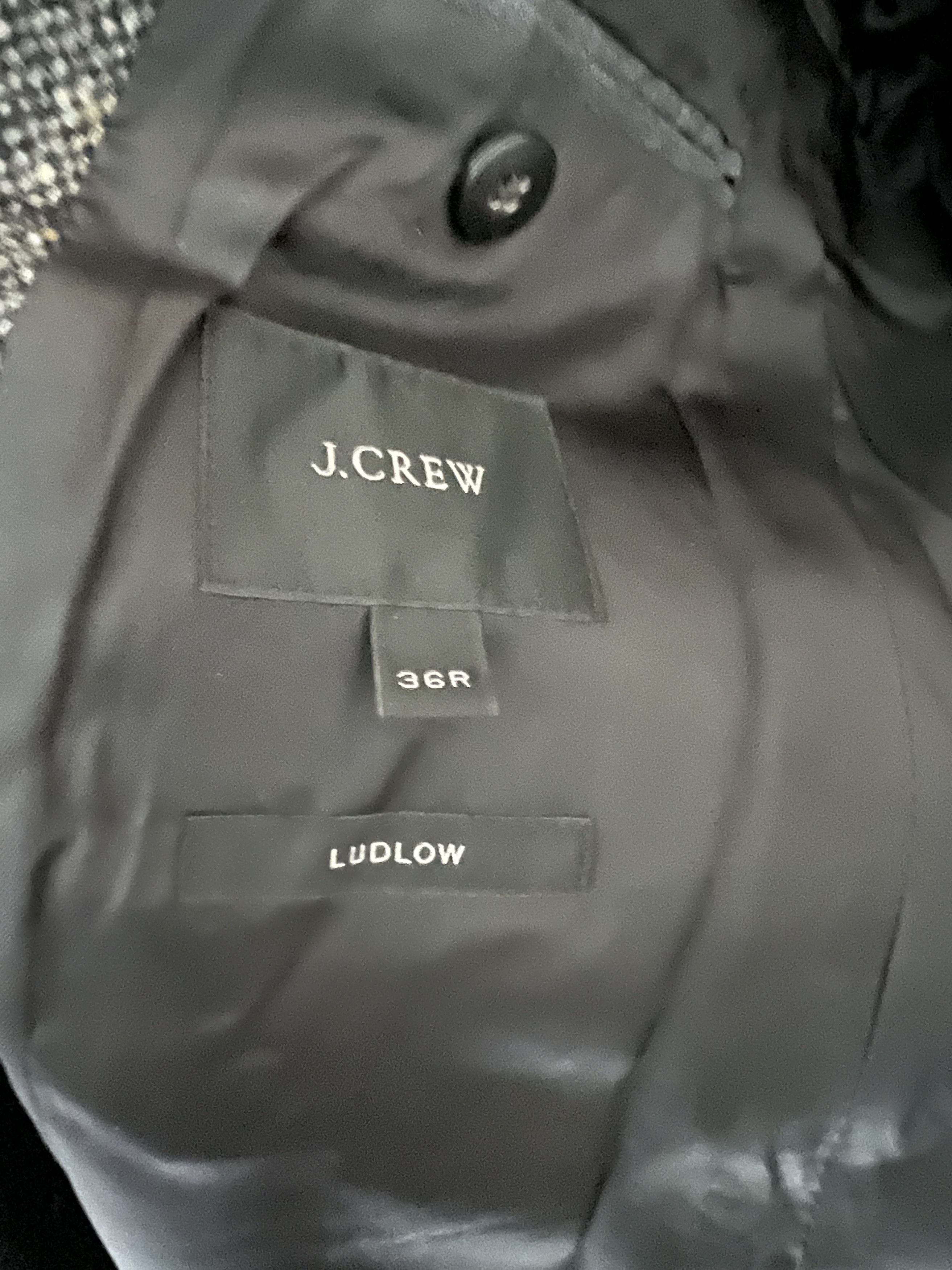 J.Crew LUDLOW TOPCOAT IN TEXTURED GREY TWEED Size US S / EU 44-46 / 1 - 6 Thumbnail