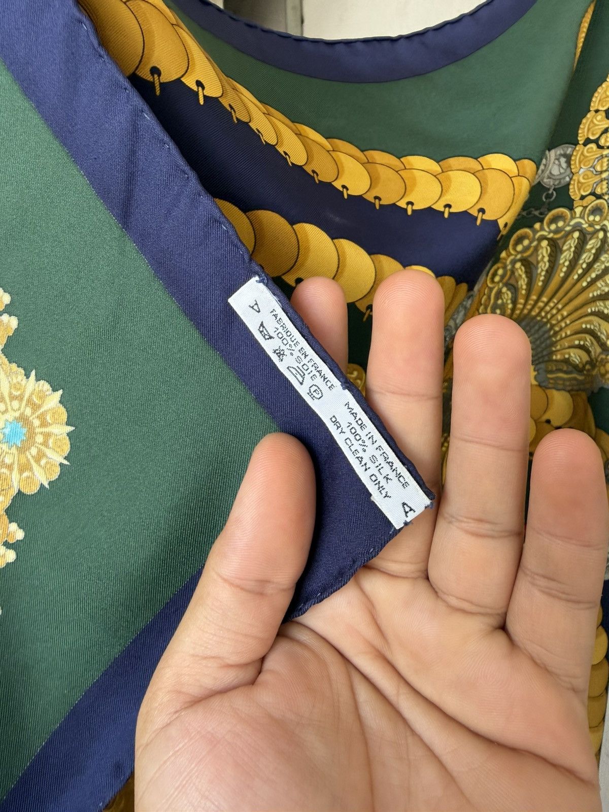 Hermes Rare Vintage 90s Hermes Kosmima Silk Scarve Size ONE SIZE - 4 Thumbnail