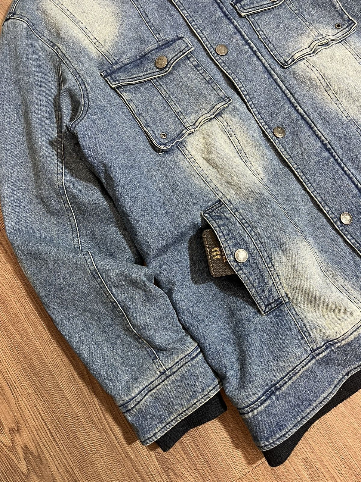 In The Attic × Japanese Brand In The Attic Homme Multipocket Denim Bono Jacket Size US XXL / EU 58 / 5 - 5 Thumbnail