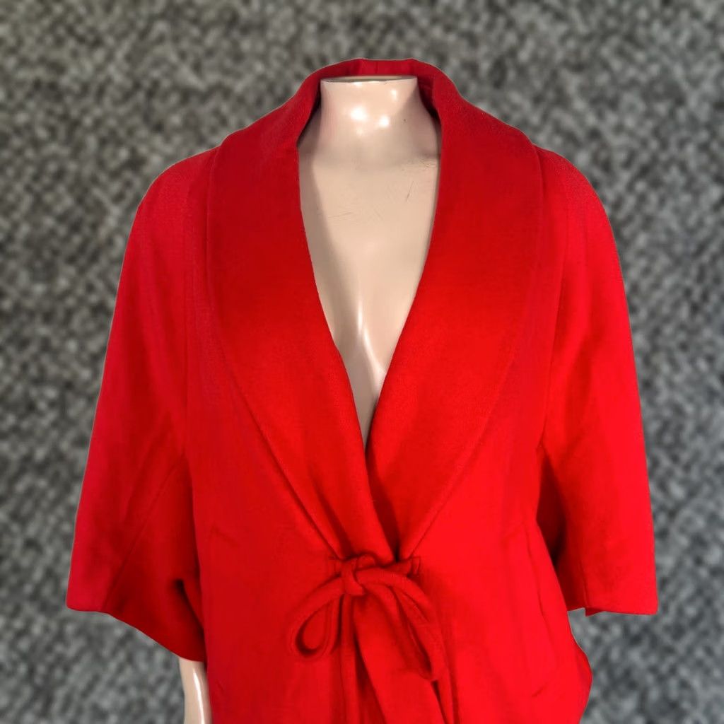 Anthropologie Anthropologie Cartonnier Women's Into The Woods Fleece Poncho Jacket Medium Size M / US 6-8 / IT 42-44 - 1 Thumbnail