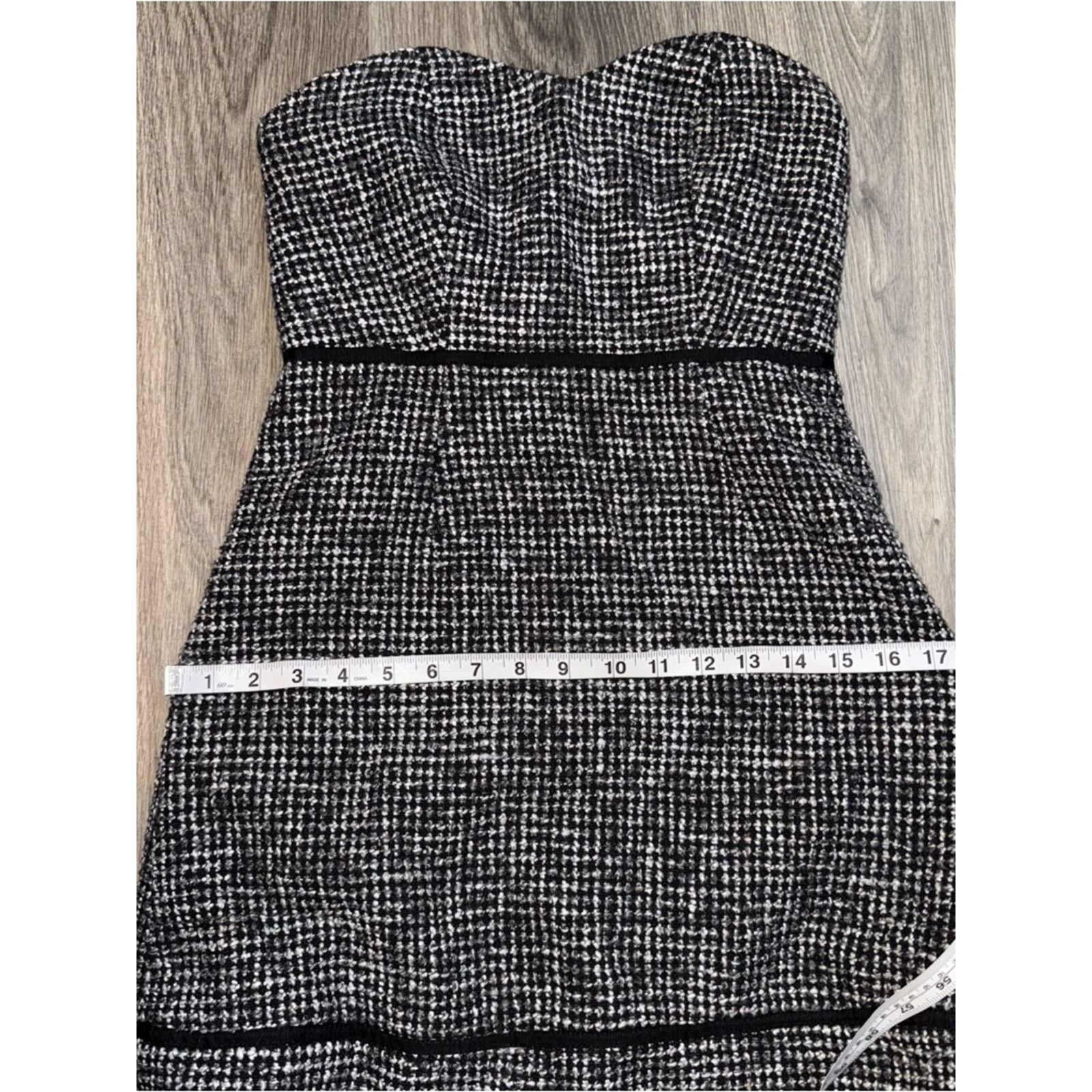 Urban Outfitters Kimchi Blue Tweed Strapless Dress Size 2 Gossip Girl Preppy Size XS / US 0-2 / IT 36-38 - 10 Thumbnail