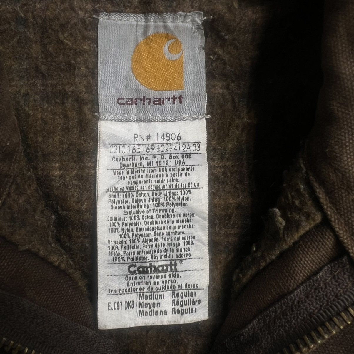 Carhartt × Vintage Vintage Carhartt Detroit Jacket EJ097 DKB Size US S / EU 44-46 / 1 - 3 Thumbnail