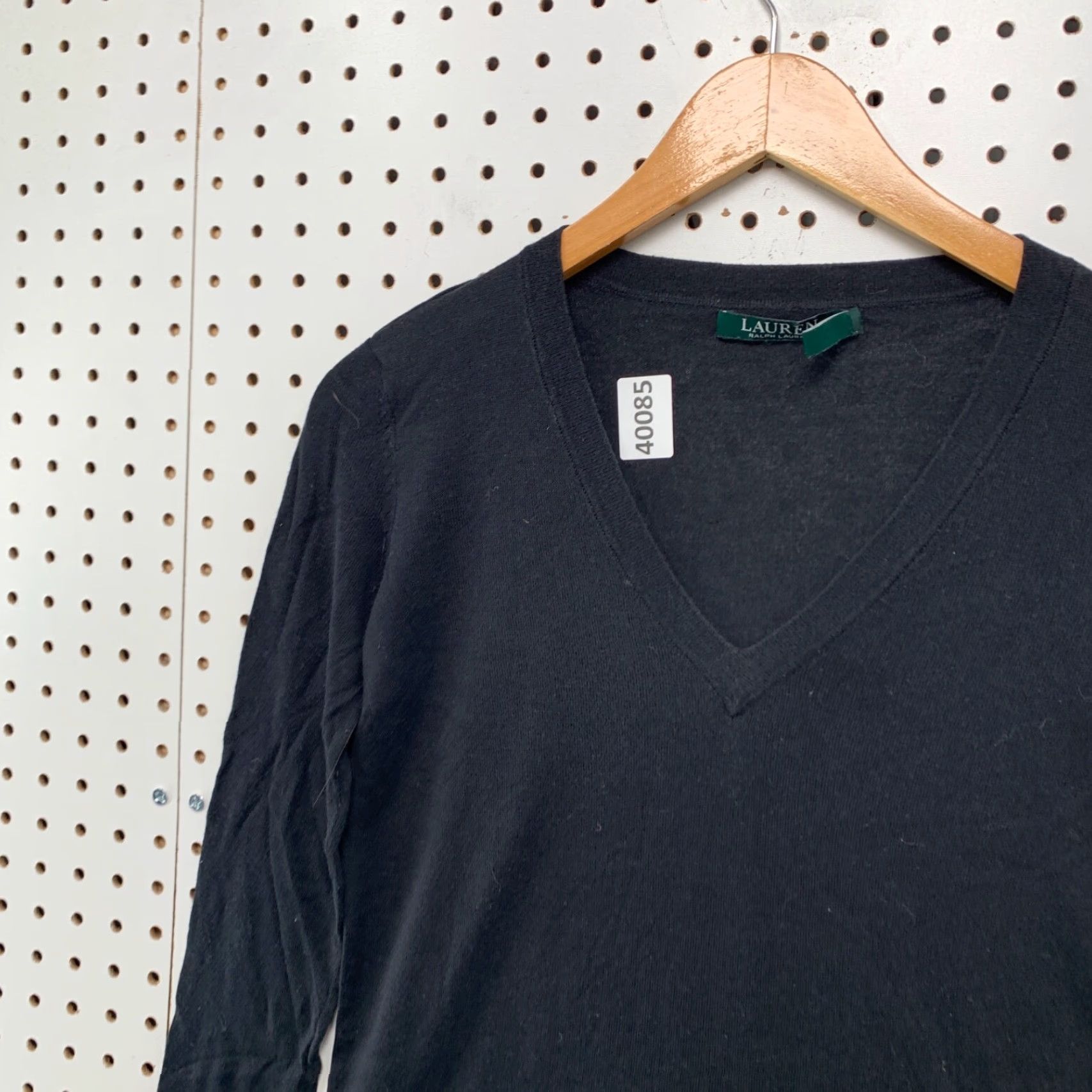 Ralph Lauren LRL Lauren Ralph Lauren Silk Blend Top Womens XS Black Round Neck 18.5x25.5 Size XS / US 0-2 / IT 36-38 - 7 Thumbnail
