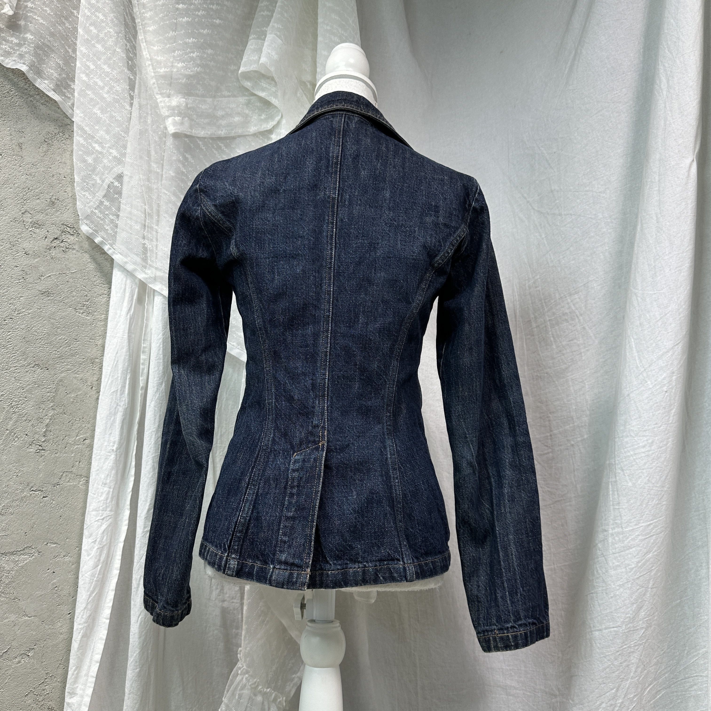 Vintage Vintage Denim Streetwear Fitted Jeans Jacket/Blazer Y2K Size S / US 4 / IT 40 - 5 Thumbnail