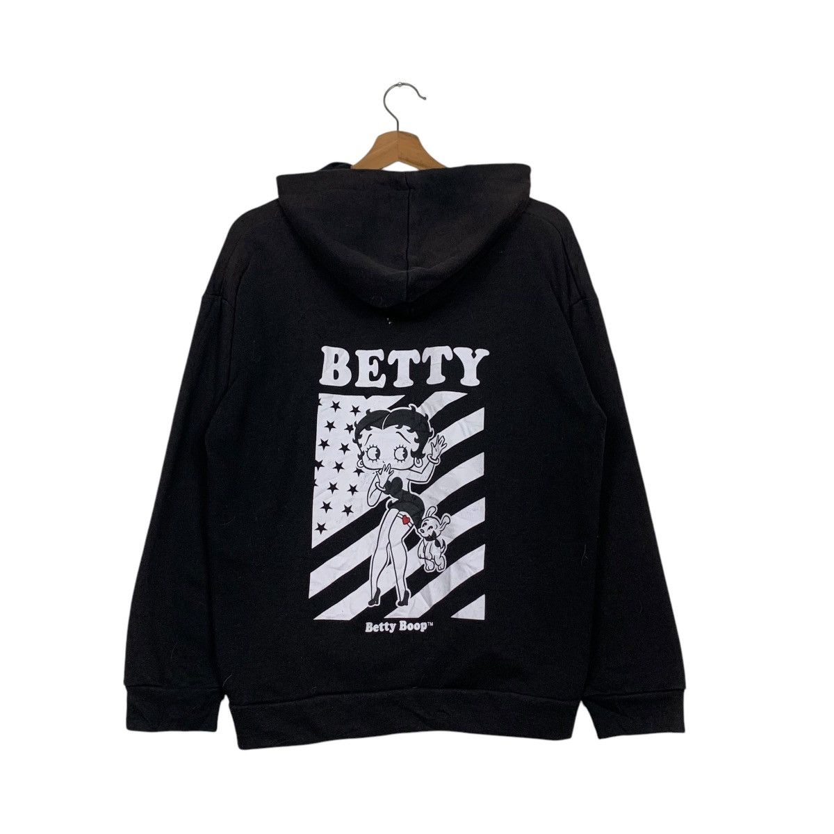 Cartoon Network BETTY BOOP Big Logo Graphics Hoodies Sweatshirt #2214-C98 Size US M / EU 48-50 / 2 - 1 Thumbnail