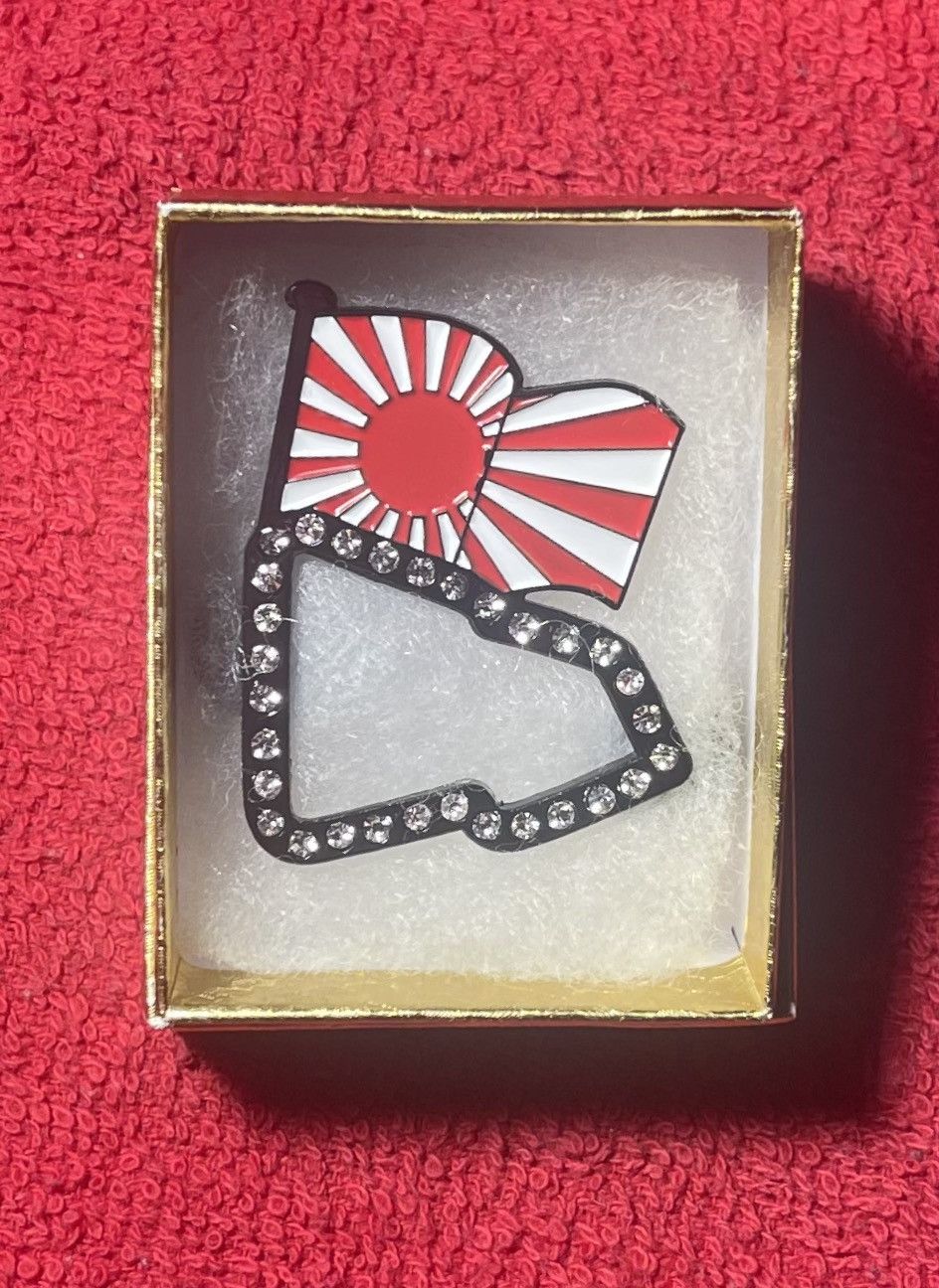 New Era Japan Rising Sun Hat Pin by @KMstayintrue WxstCoast Size ONE SIZE - 2 Thumbnail