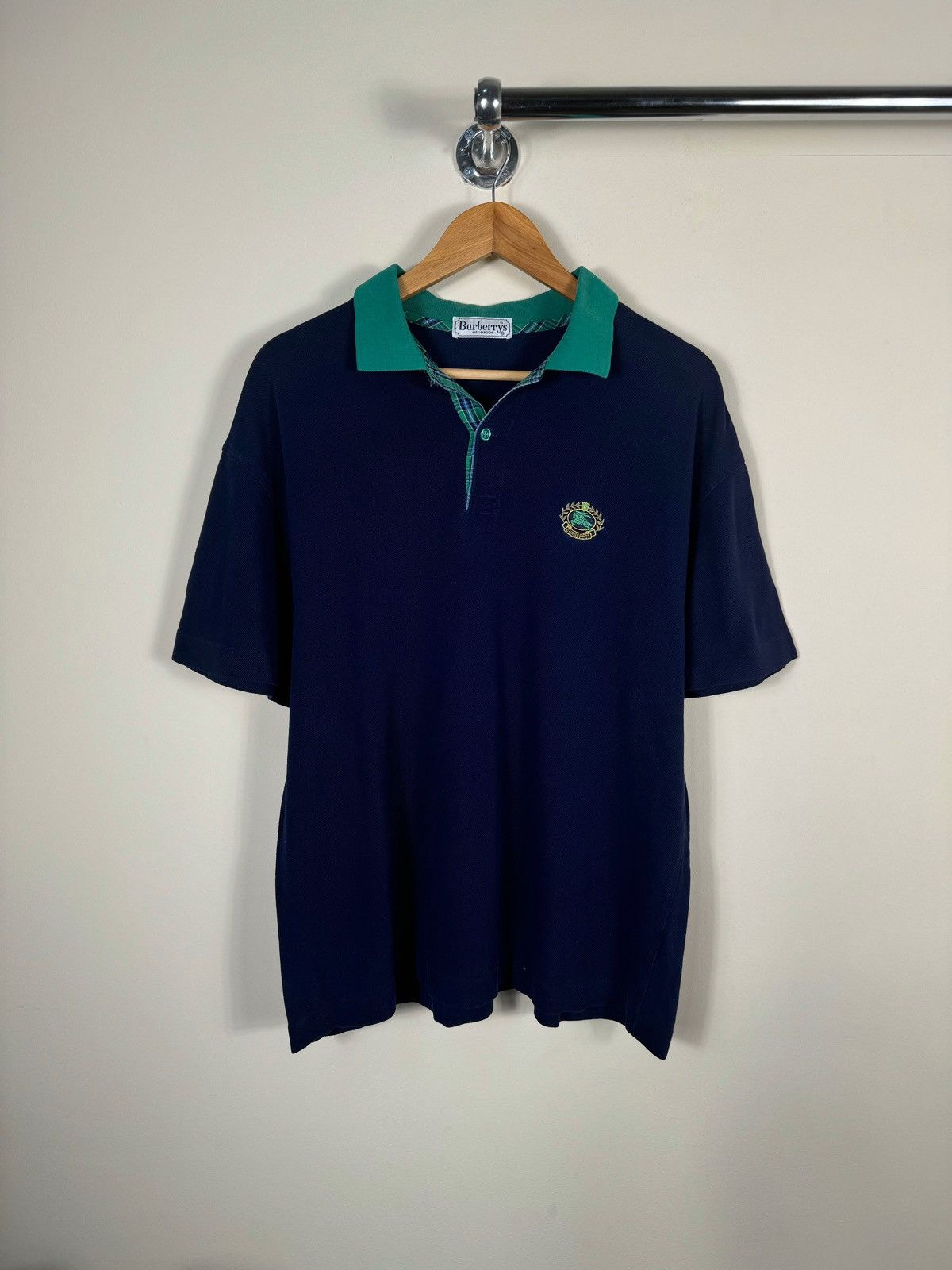 Burberry × Designer × Vintage Burberry’s London logo classic polo t shirt Size US L / EU 52-54 / 3 - 1 Thumbnail