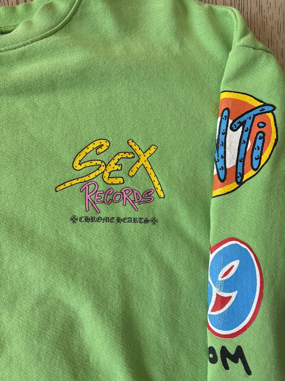Chrome Hearts Chrome Hearts Matty Boy "Sex Records" Crewneck Size US L / EU 52-54 / 3 - 3 Thumbnail