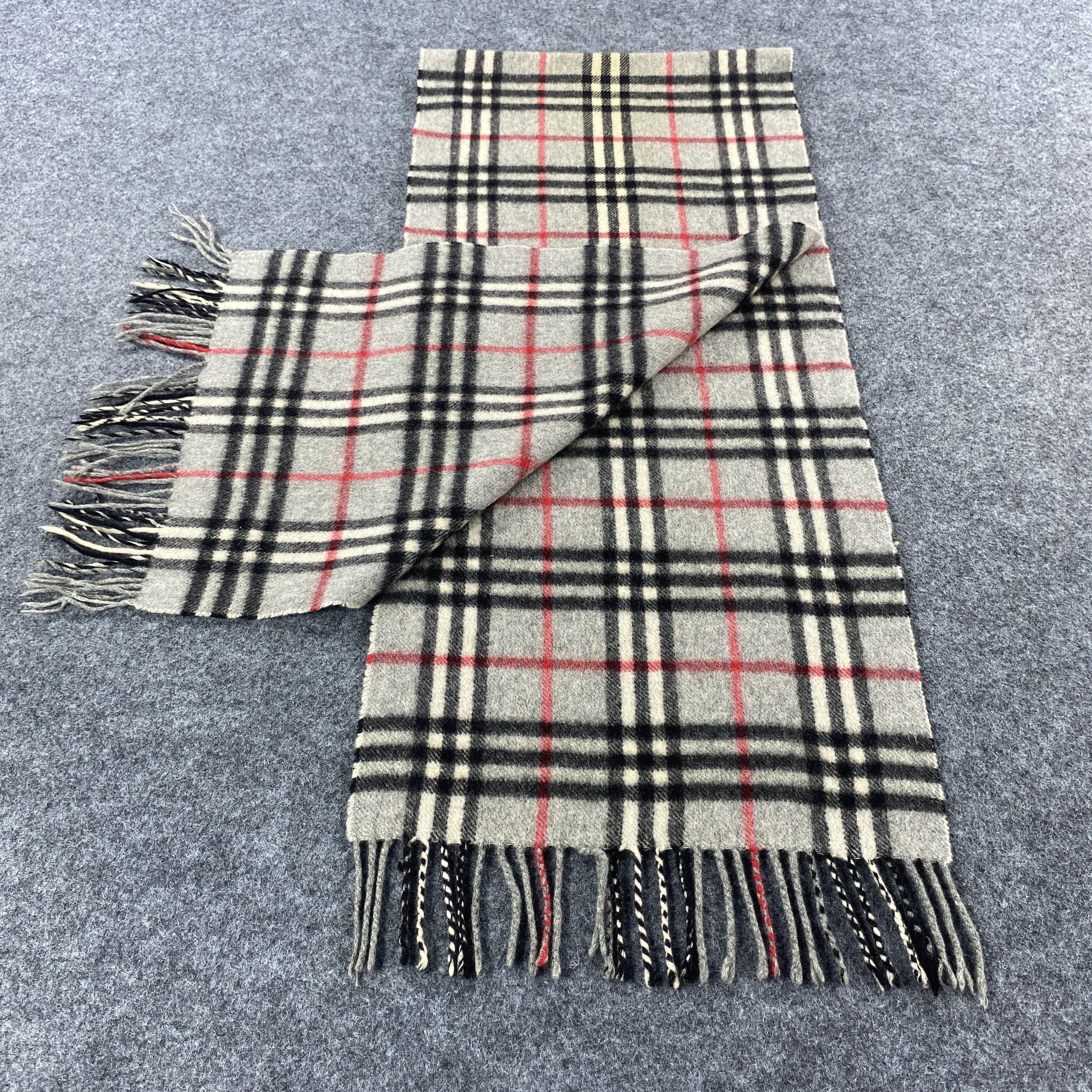 Burberry × Vintage Burberrys Scarf # D477 # Muffler # Neckwear Size ONE SIZE - 6 Thumbnail