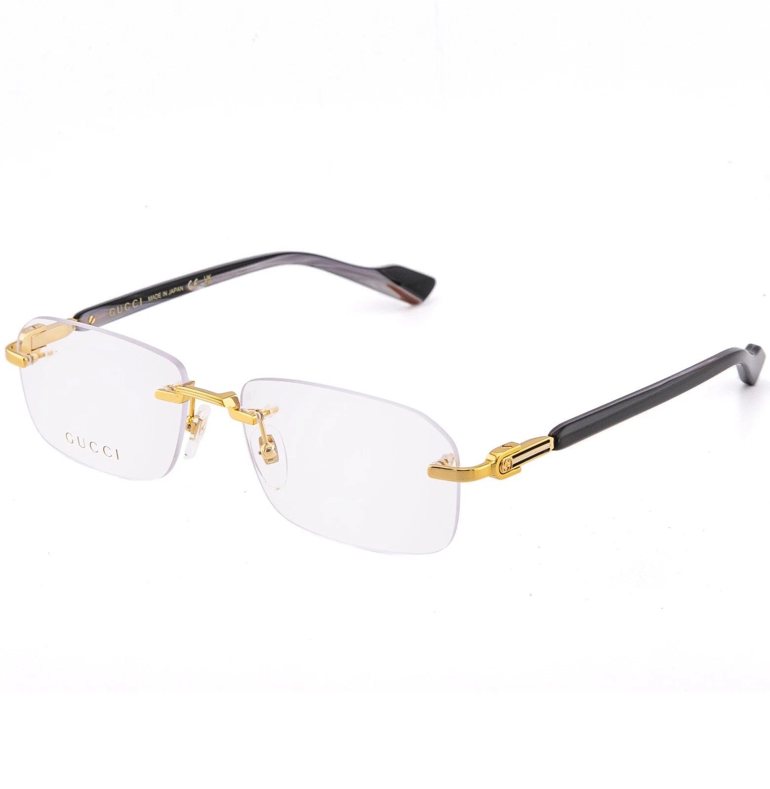 Gucci GUCCI GG1221O 1221 Classic Narrow Eyeglasses 002 GG1221 Size ONE SIZE - 3 Thumbnail