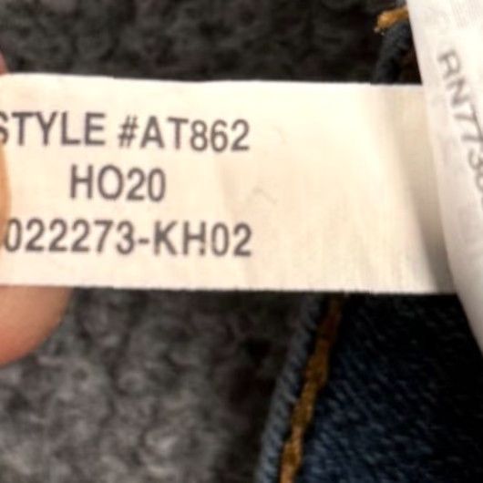 J.Crew J. Crew High Rise Skinny Jeans Button Fly Raw Hem 31x25 Denim Blue Women Sized 31 Size 24" / US 00 / IT 34 - 7 Thumbnail