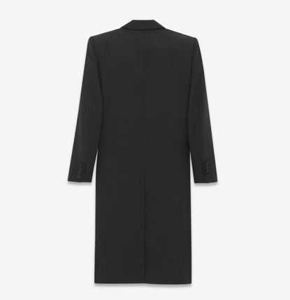 Saint Laurent Paris o1bcso1str1124 Single Breasted Coat in Black Size US S / EU 44-46 / 1 - 2 Thumbnail