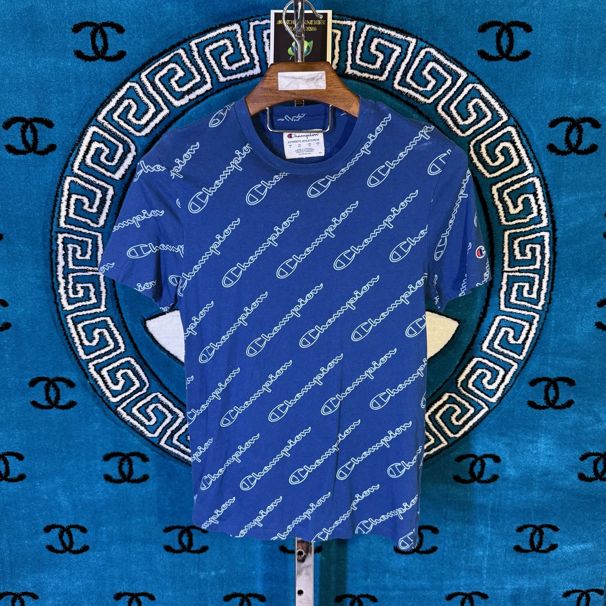 Champion THE CHAMPION LOGOS REPEAT ALL OVER MOTIF S/S SHIRT Size US S / EU 44-46 / 1 - 1 Preview