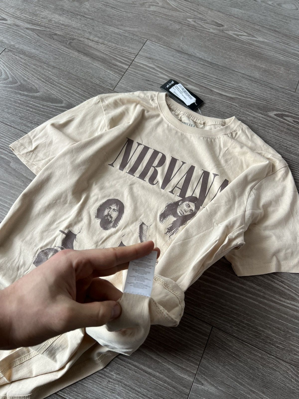 Band Tees × Nirvana ‼️Nirvana Big Logo Band New with Tags Merch Tee‼️ Size US M / EU 48-50 / 2 - 16 Thumbnail