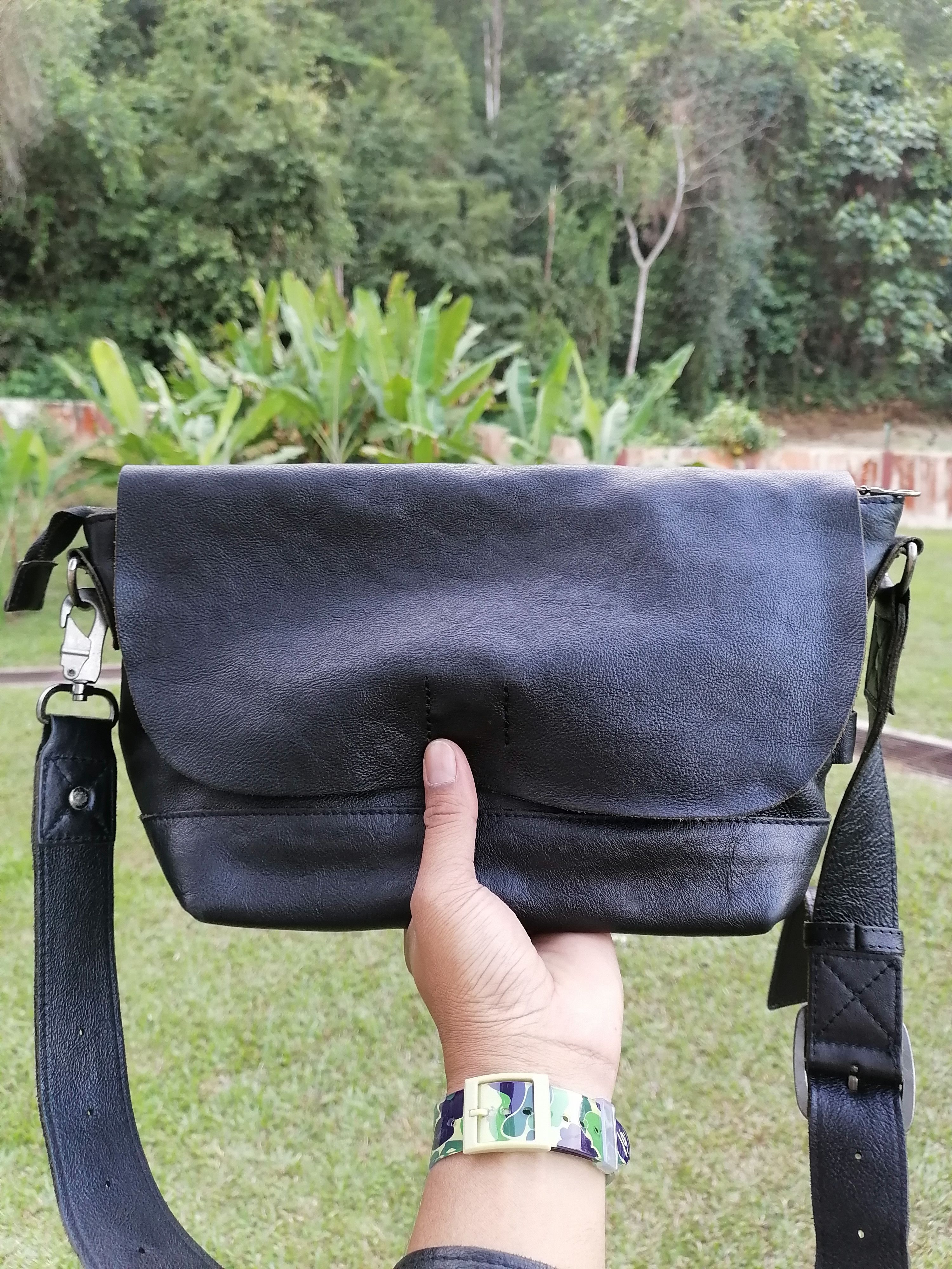 American Rag American Rag Cie Leather Craft Black Crossbody Bag Size ONE SIZE - 2 Thumbnail