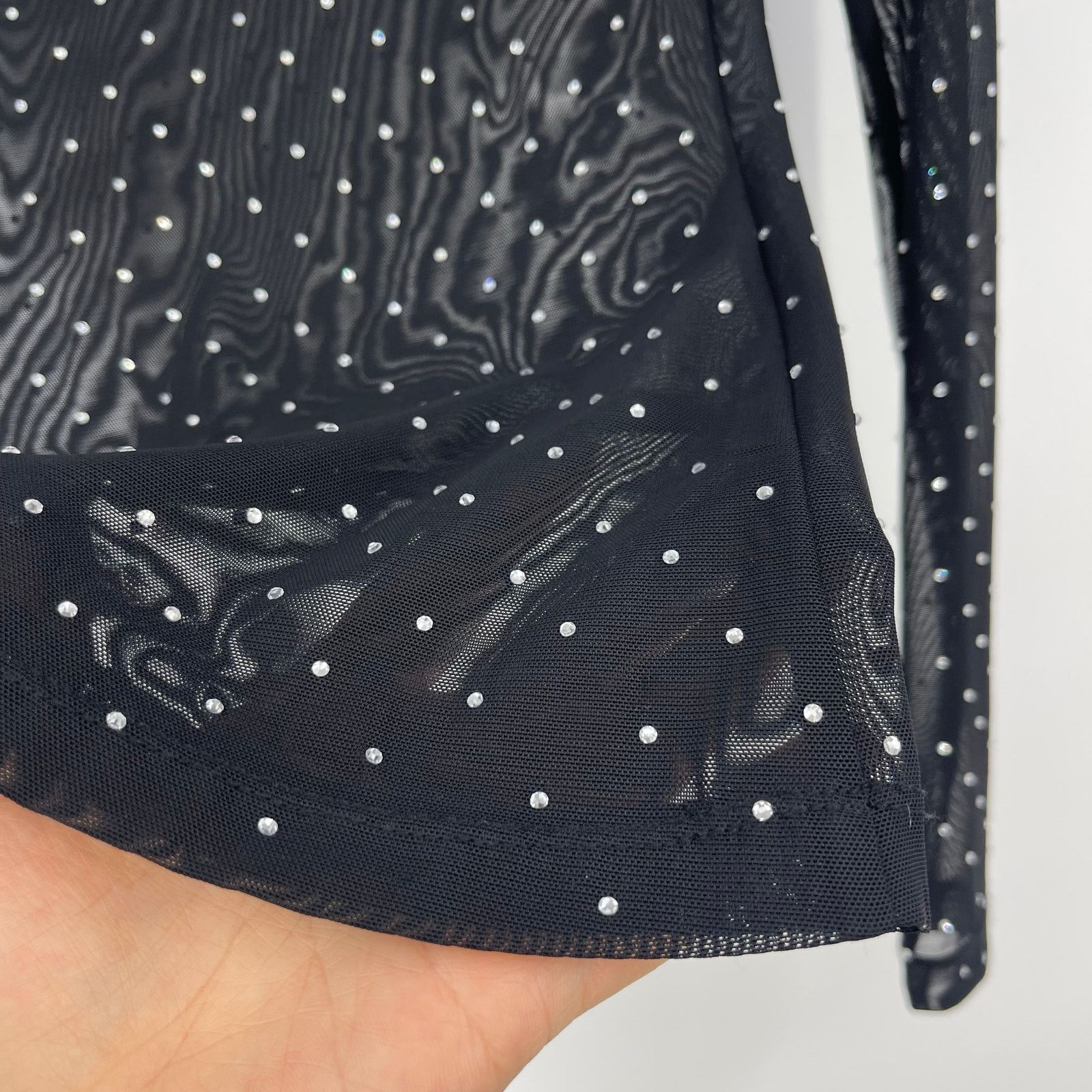 Other MISHA | NWT Diamante Sandra Mesh Top XS Size XS / US 0-2 / IT 36-38 - 8 Thumbnail