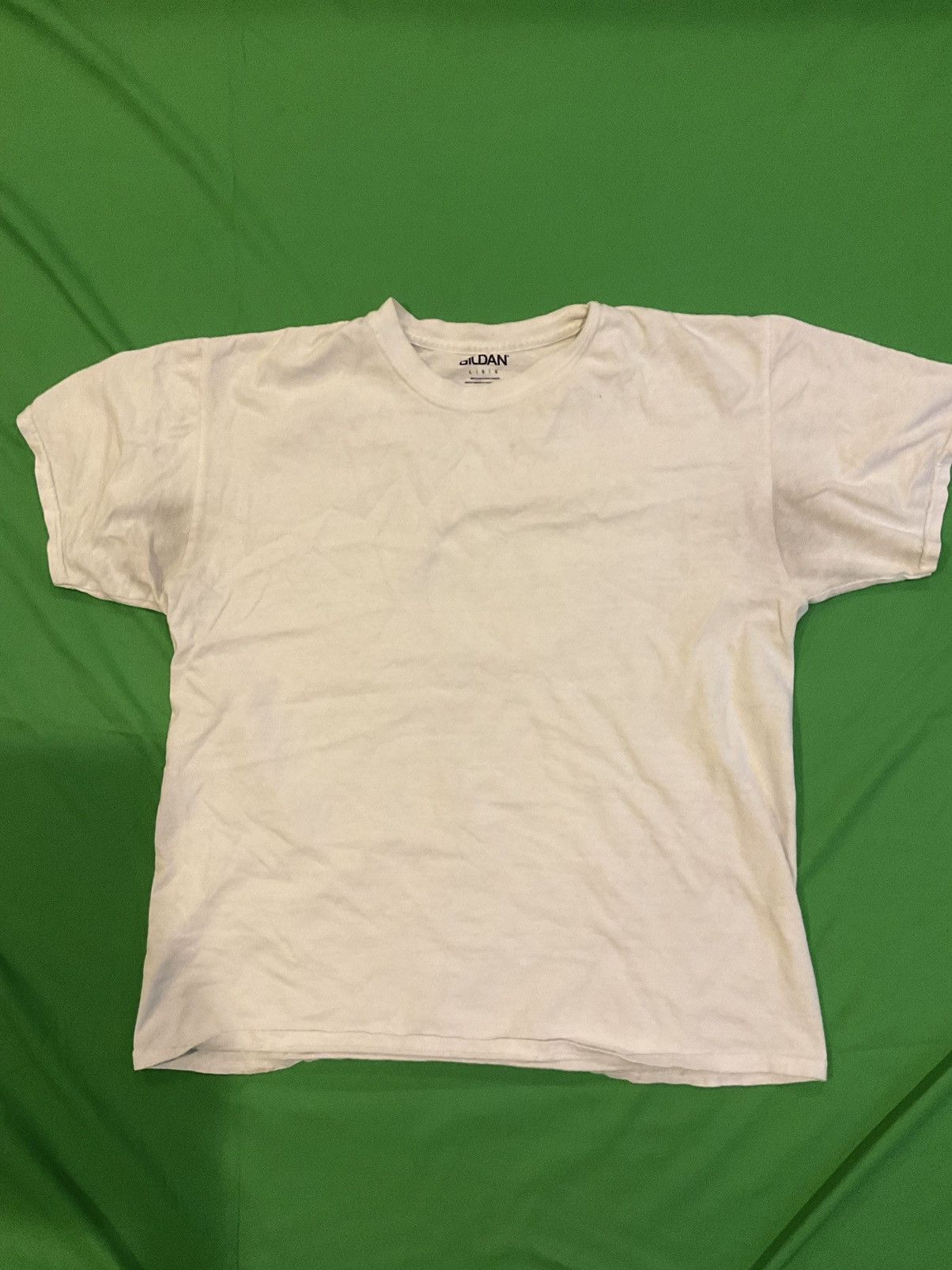 Gildan × Vintage White Gildan t-shirt Size US L / EU 52-54 / 3 - 1 Thumbnail