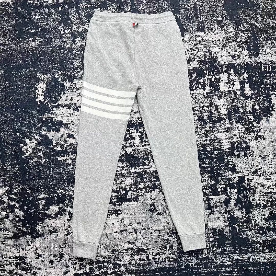 Thom Browne THOM BROWNE 4 Bar Gray Sweatpants 40 Size 28" / US 6 / IT 42 - 1 Thumbnail