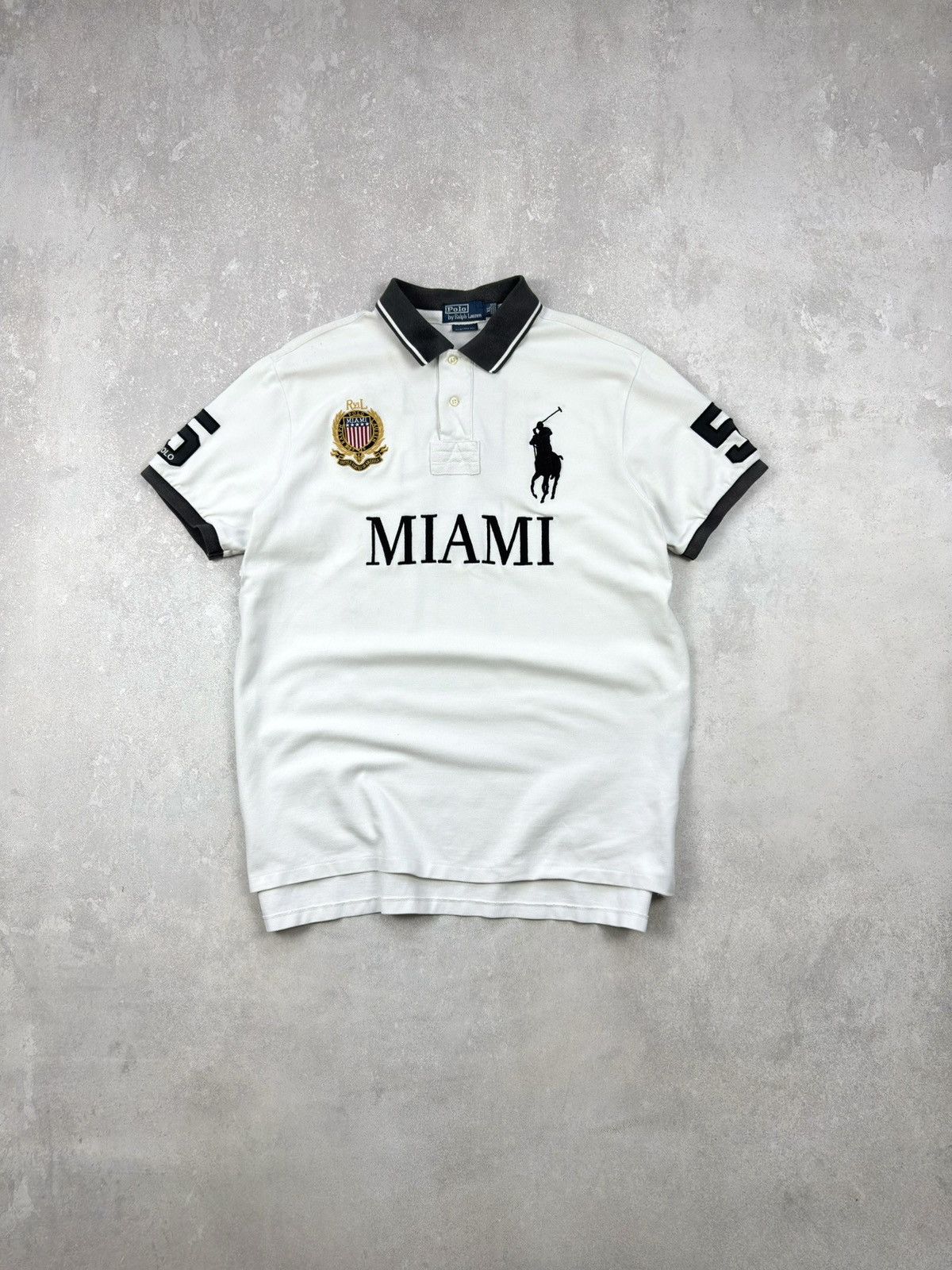 Polo Ralph Lauren Vintage Polo Ralph Lauren Miami Big Pony Chief Keef Style Size US XL / EU 56 / 4 - 1 Thumbnail