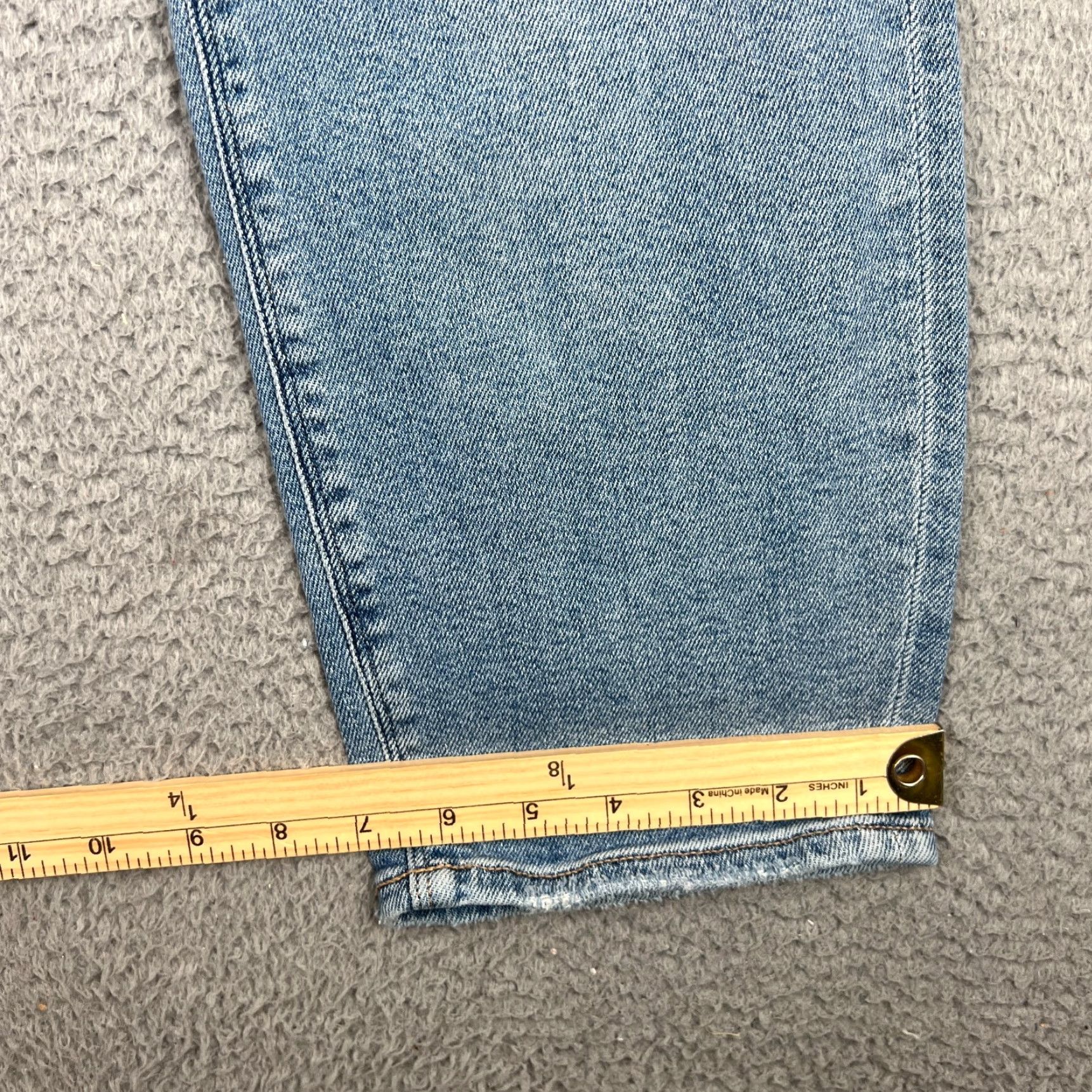 American Eagle Outfitters American Eagle Outfitters Jeans Womens 12 Short Distressed Button Fly Cotton Blend Denim Mom Size 34" / US 12 / IT 48 - 2 Thumbnail
