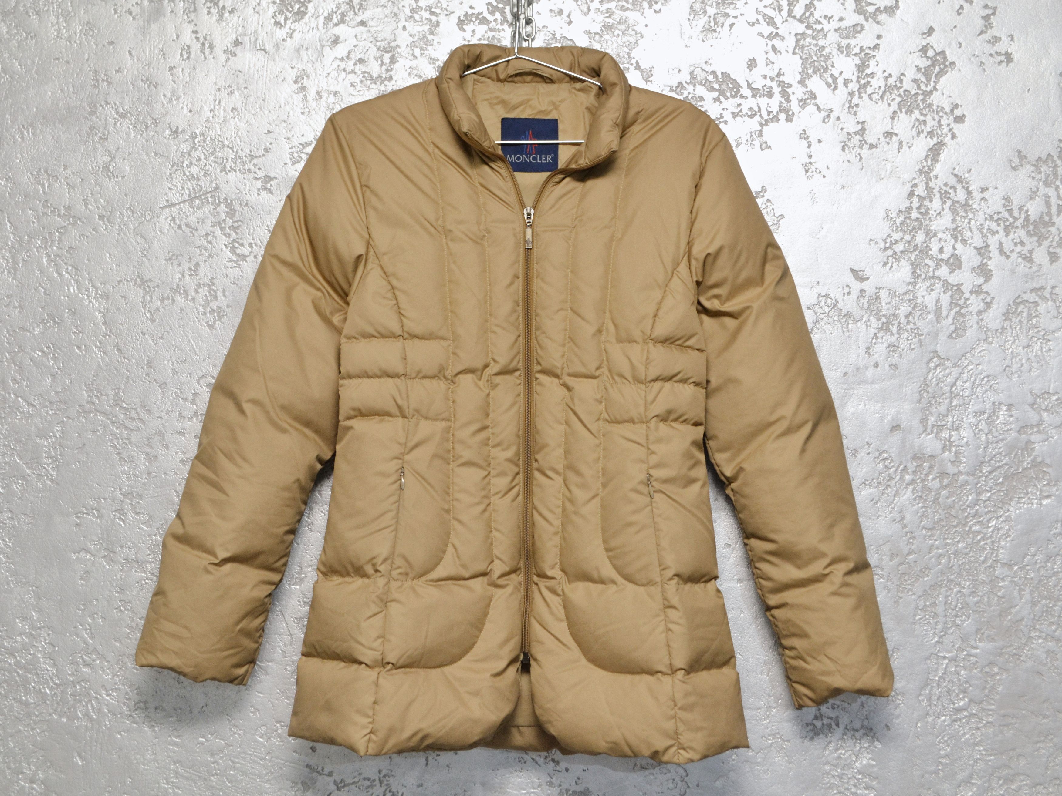 Moncler Moncler Vintage Beige Down Puffer Jacket – Women’s Size 1 Size S / US 4 / IT 40 - 1 Thumbnail