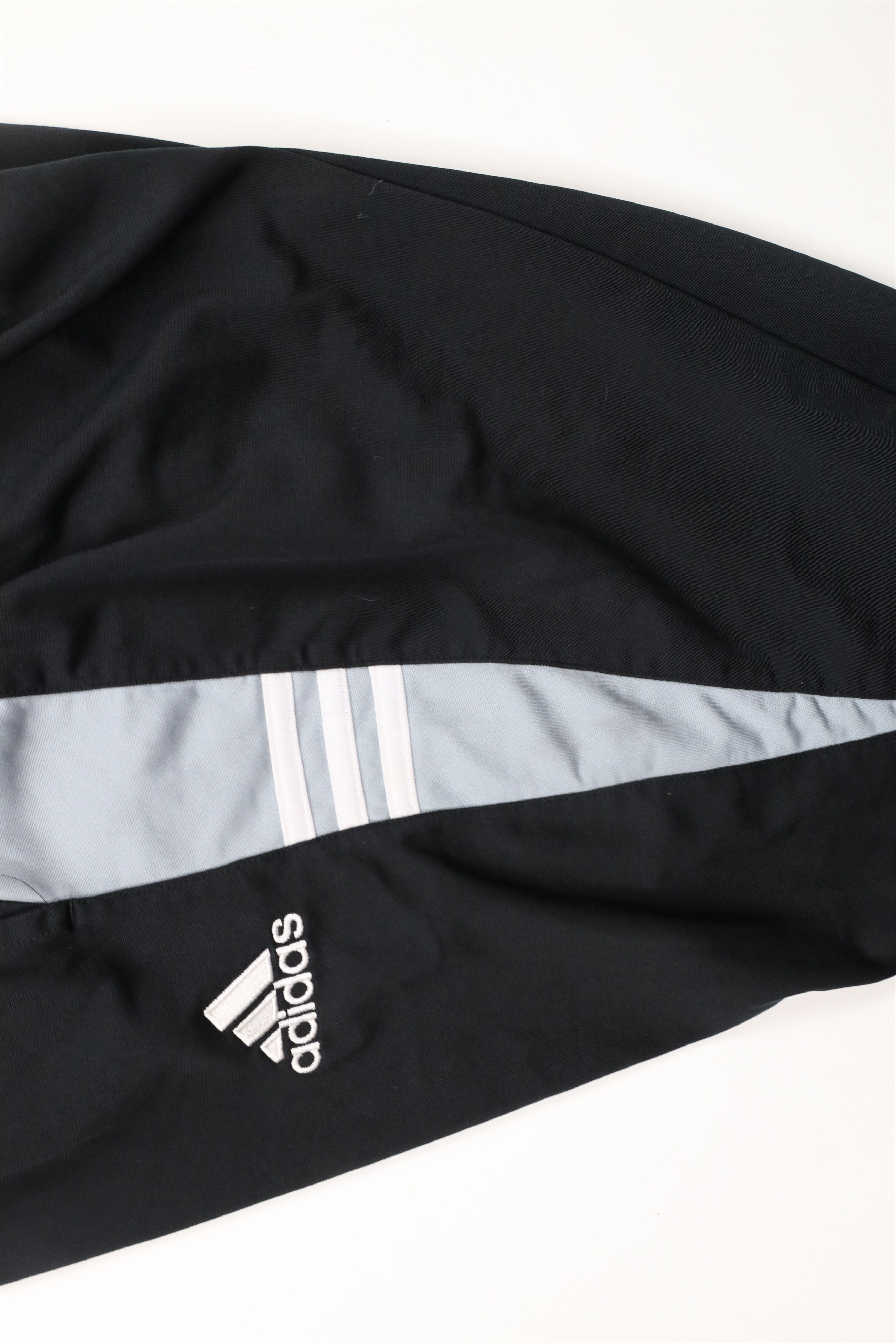 Adidas × Vintage Vintage Y2K Adidas Spell Out Wide Leg Sweatpants Black Size US 34 / EU 50 - 11 Thumbnail