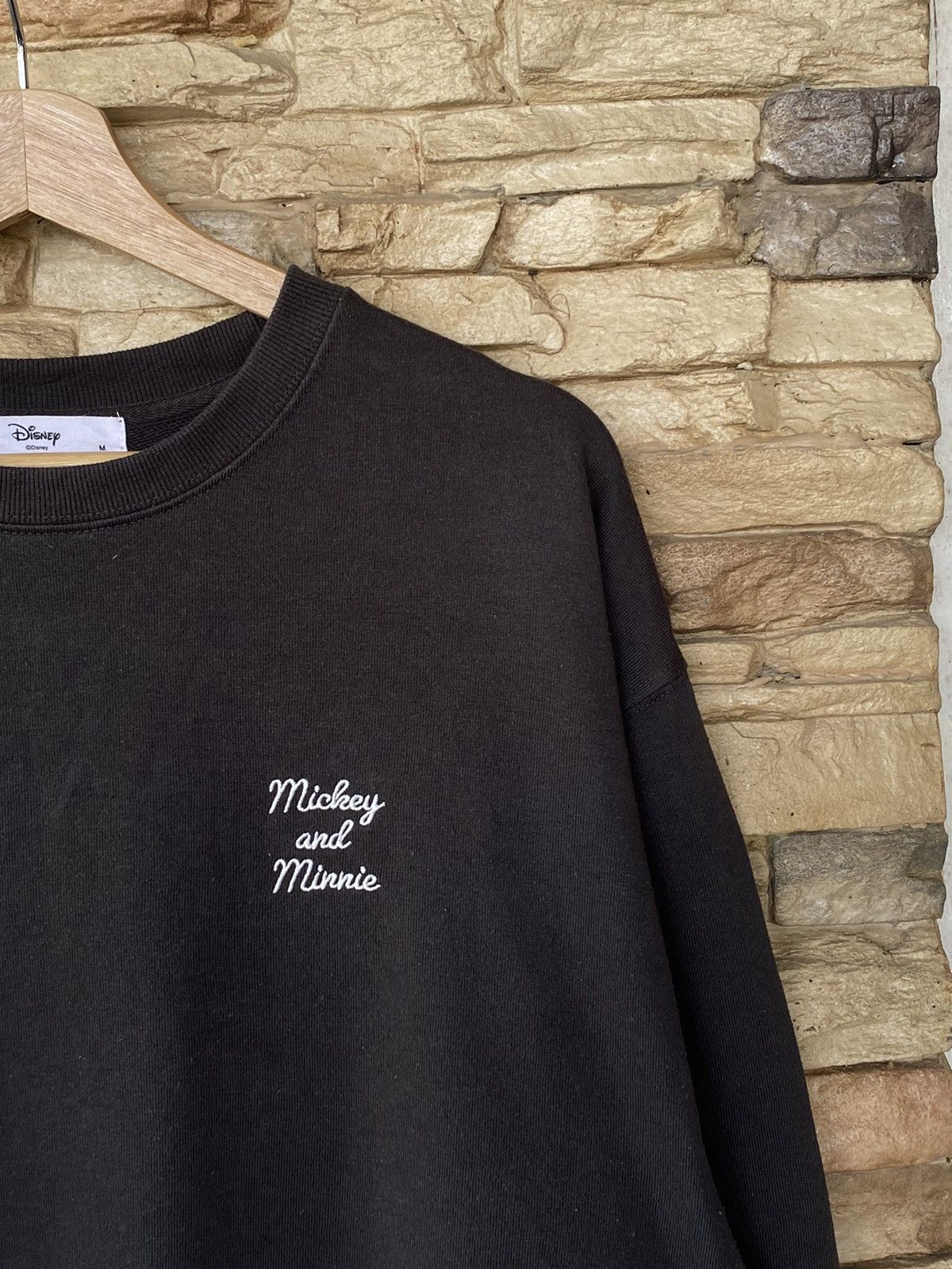Disney Vintage Disney Mickey & Minnie Mouse Embroidered Sweatshirt Size US M / EU 48-50 / 2 - 4 Thumbnail