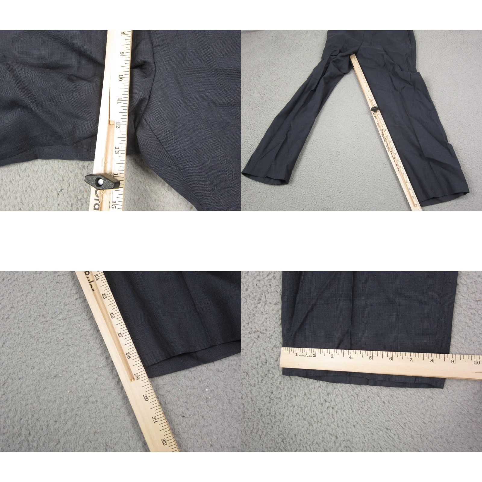Brooks Brothers Brooks Brothers Pants Mens 36x31 Wool Formal Dress Pants Black 90s Regular Straight Pockets 346 Madison Fit Size US 36 / EU 52 - 9 Thumbnail