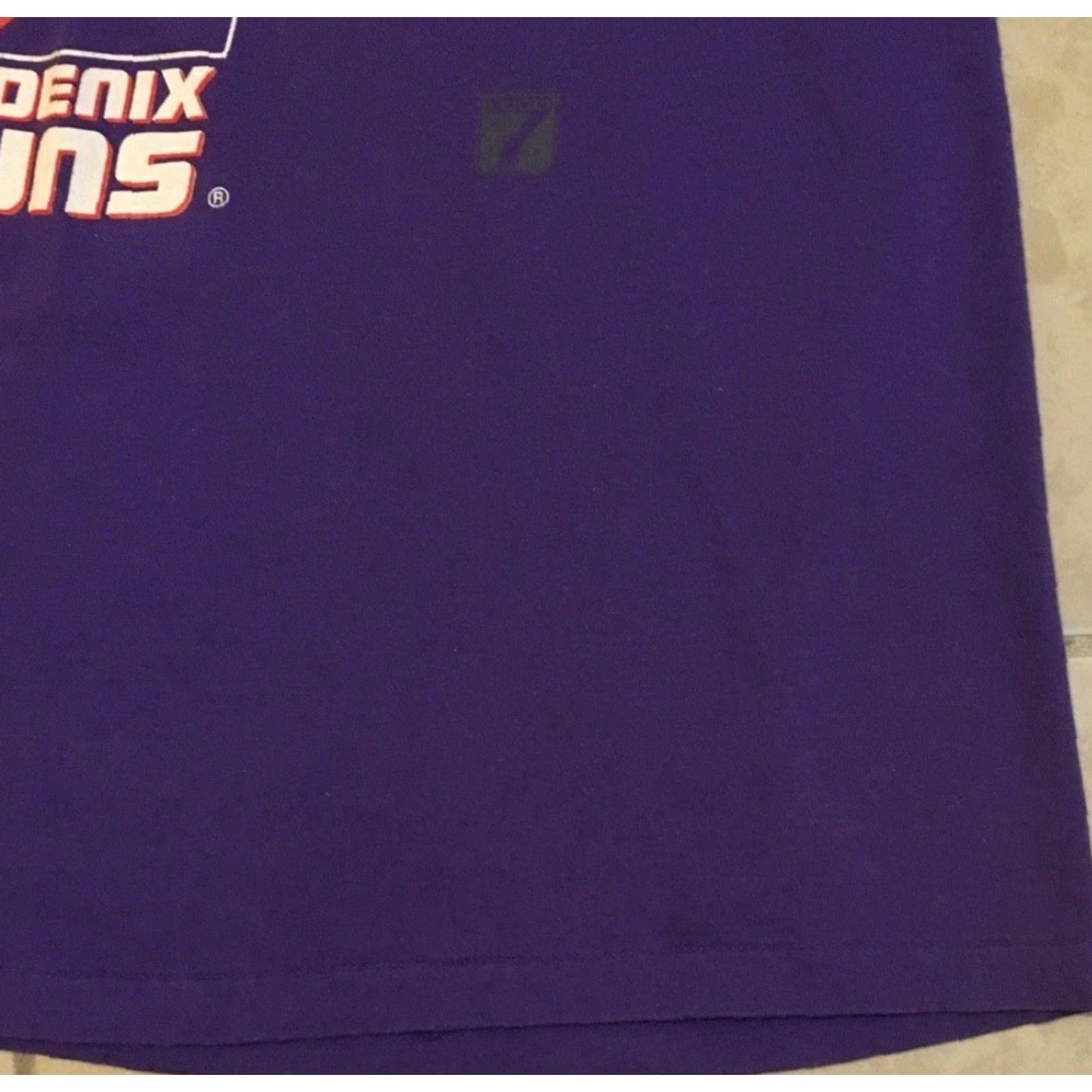 Vintage VINTAGE 90s Phoenix Suns Faded Spellout Shirt XL Purple Nike? Size US XL / EU 56 / 4 - 5 Thumbnail