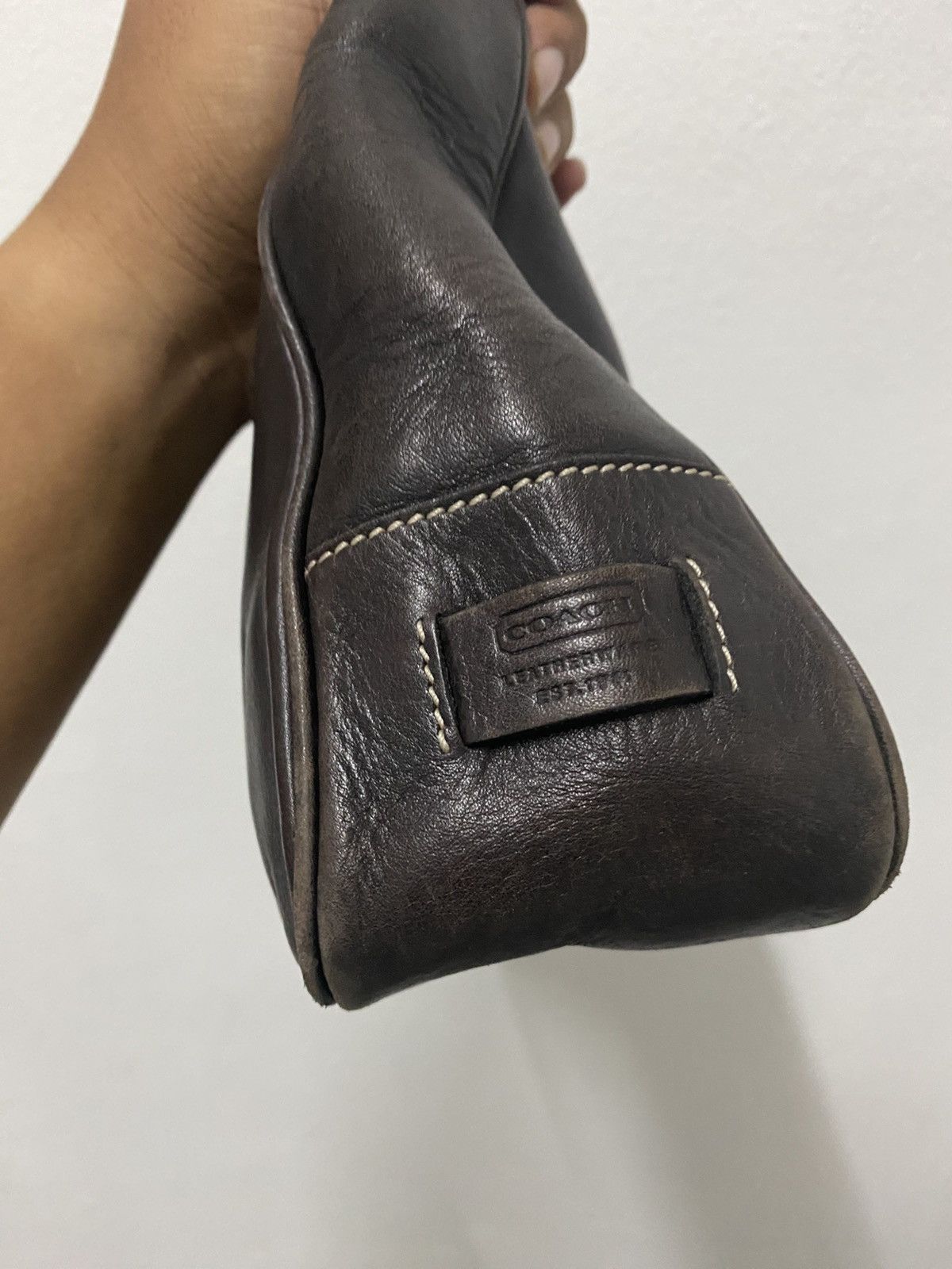 Coach × Leather × Vintage Vintage Coach Hampton Hobo Bag Cowhide Leather Size ONE SIZE - 7 Thumbnail