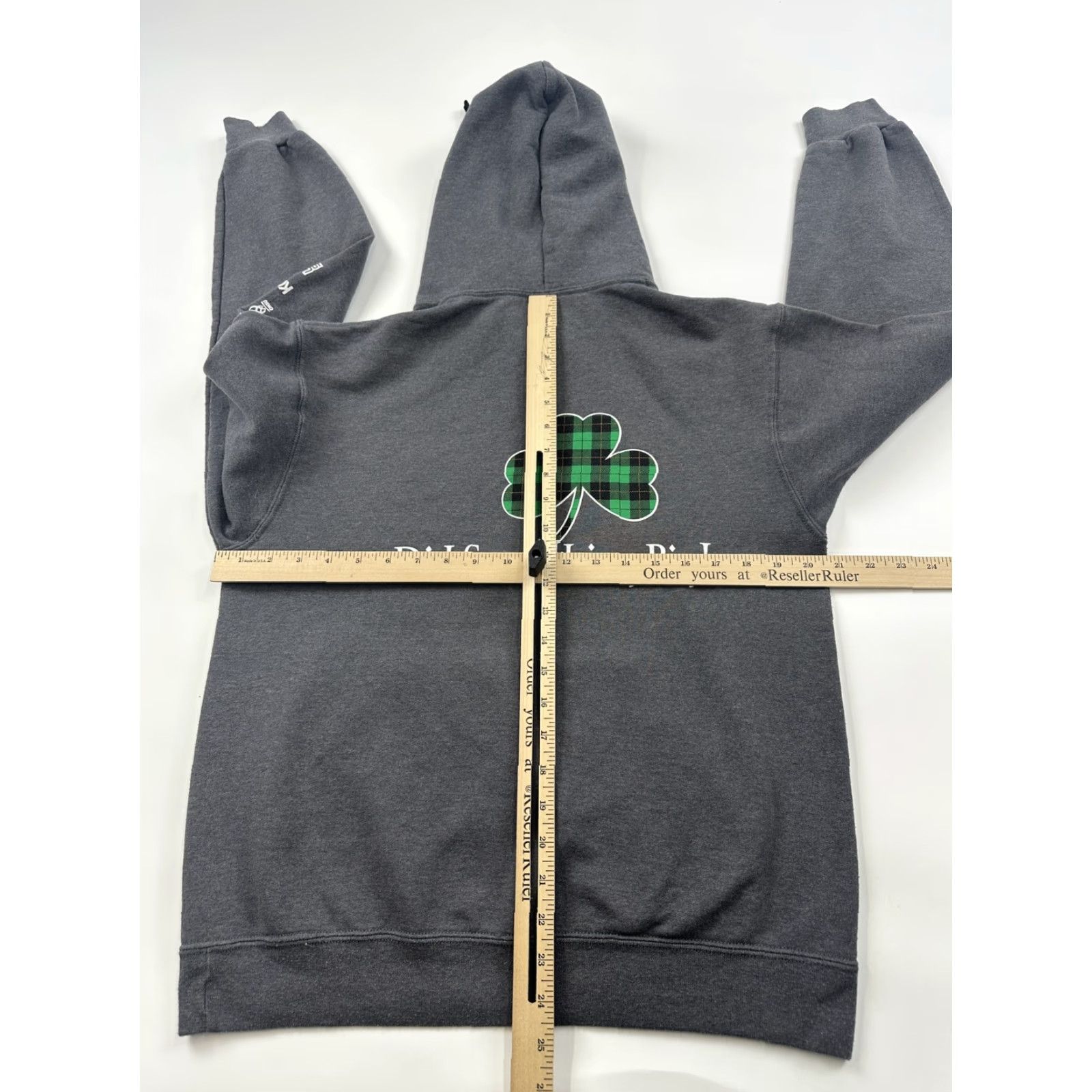 Adidas Adidas Hoodie Mens Medium Gray Shamrock Run Portland 2016 Pullover Sweatshirt Size US M / EU 48-50 / 2 - 7 Thumbnail